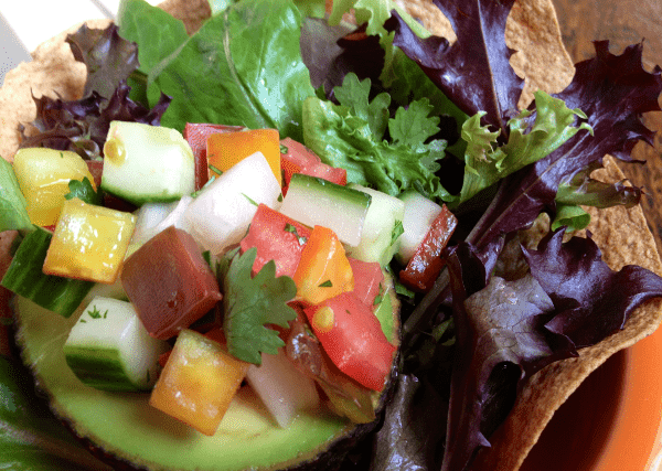 Cucumber Guacamole Salad for Two