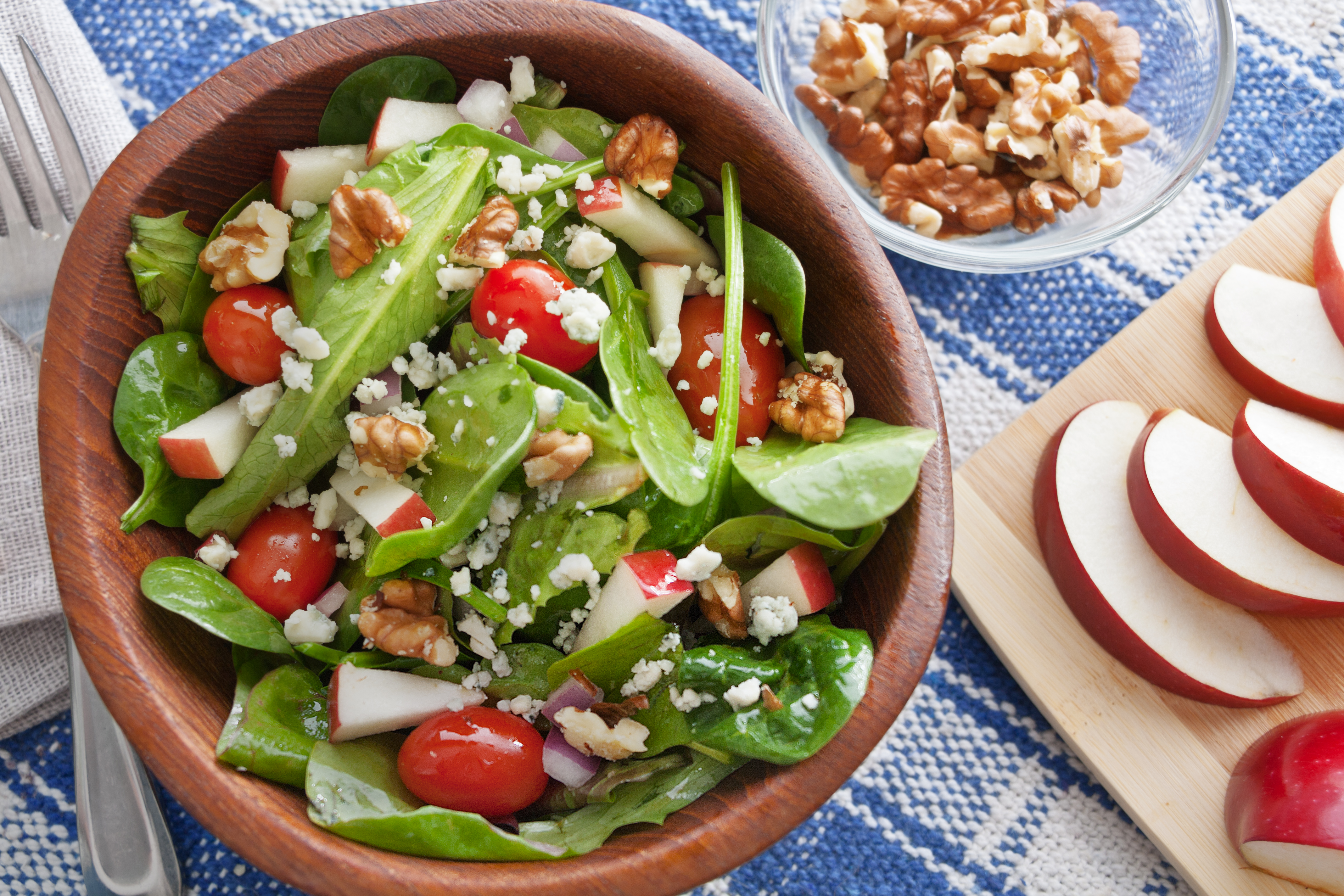Apple Walnut Tossed Salad