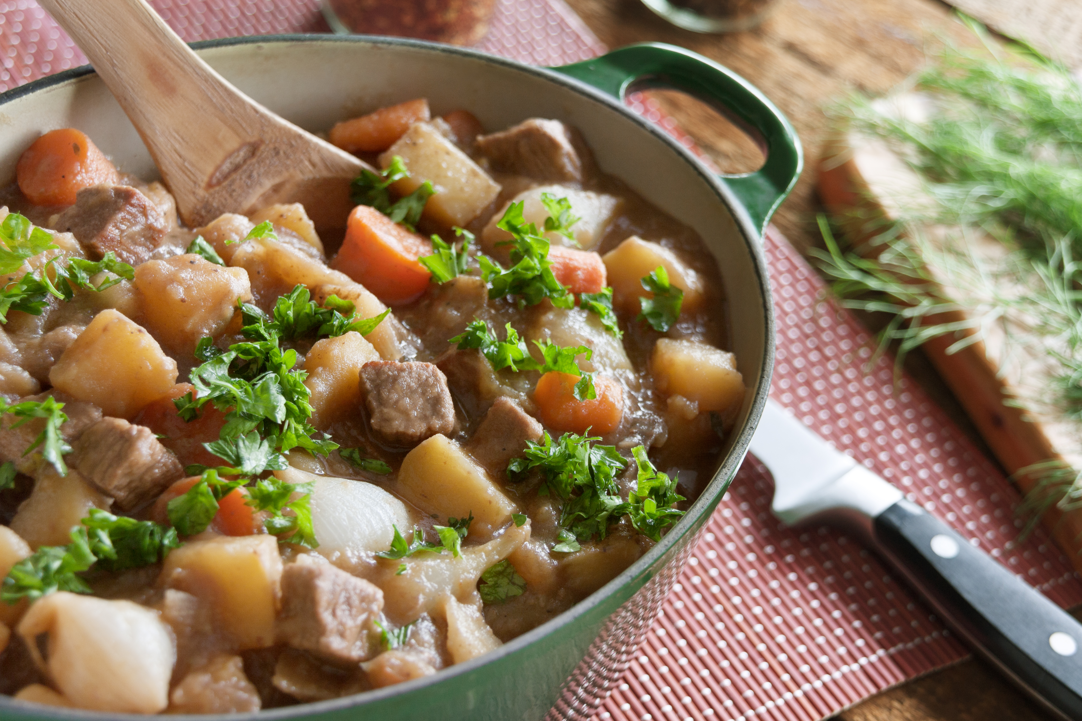 Beef Stew with Fennel and Shallots