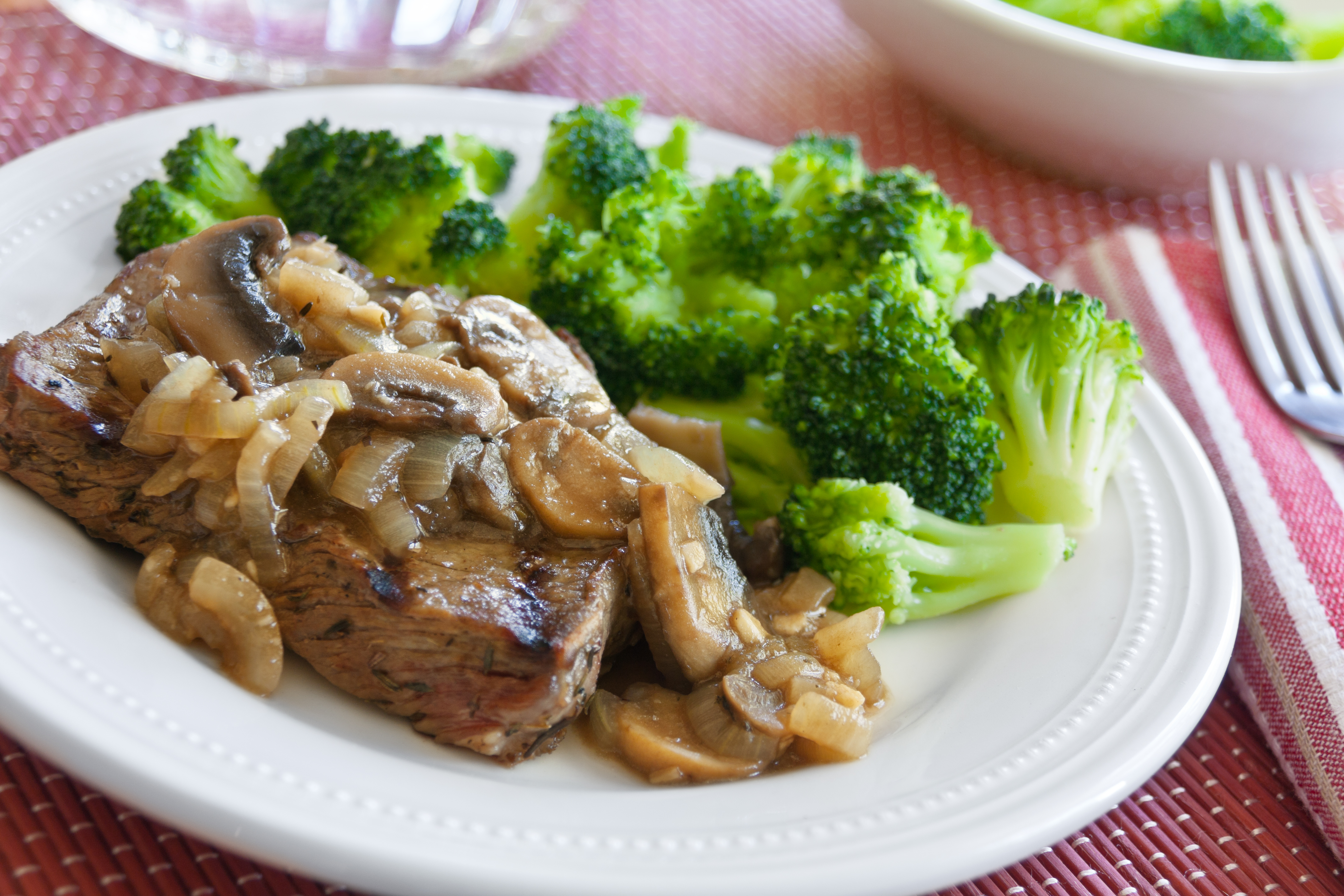 New York Strip Steak with Whiskey-Mushroom Sauce – Guiding Stars