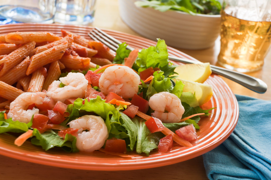 Penne and Shrimp Salad