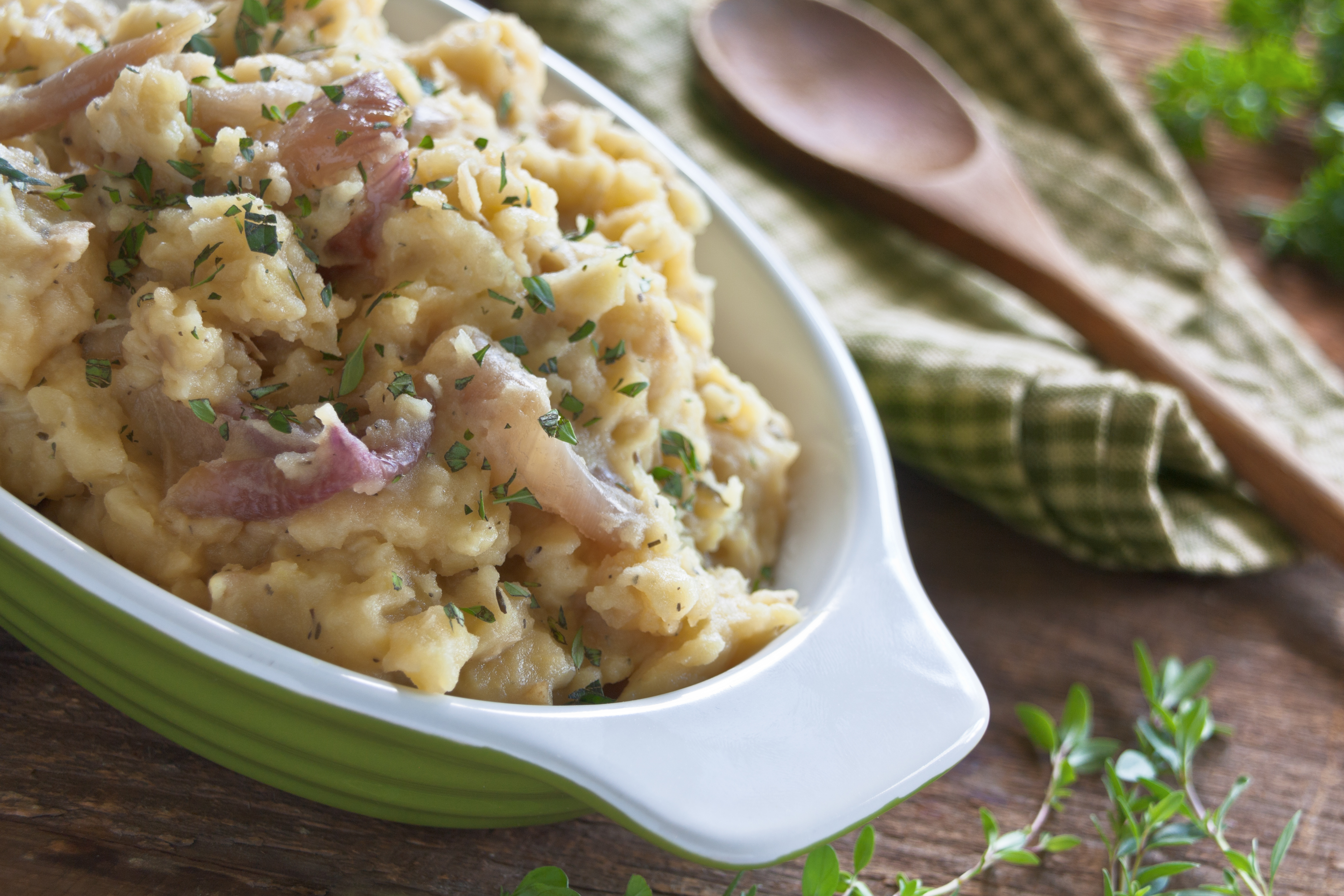Roasted Shallot Mashed Potatoes