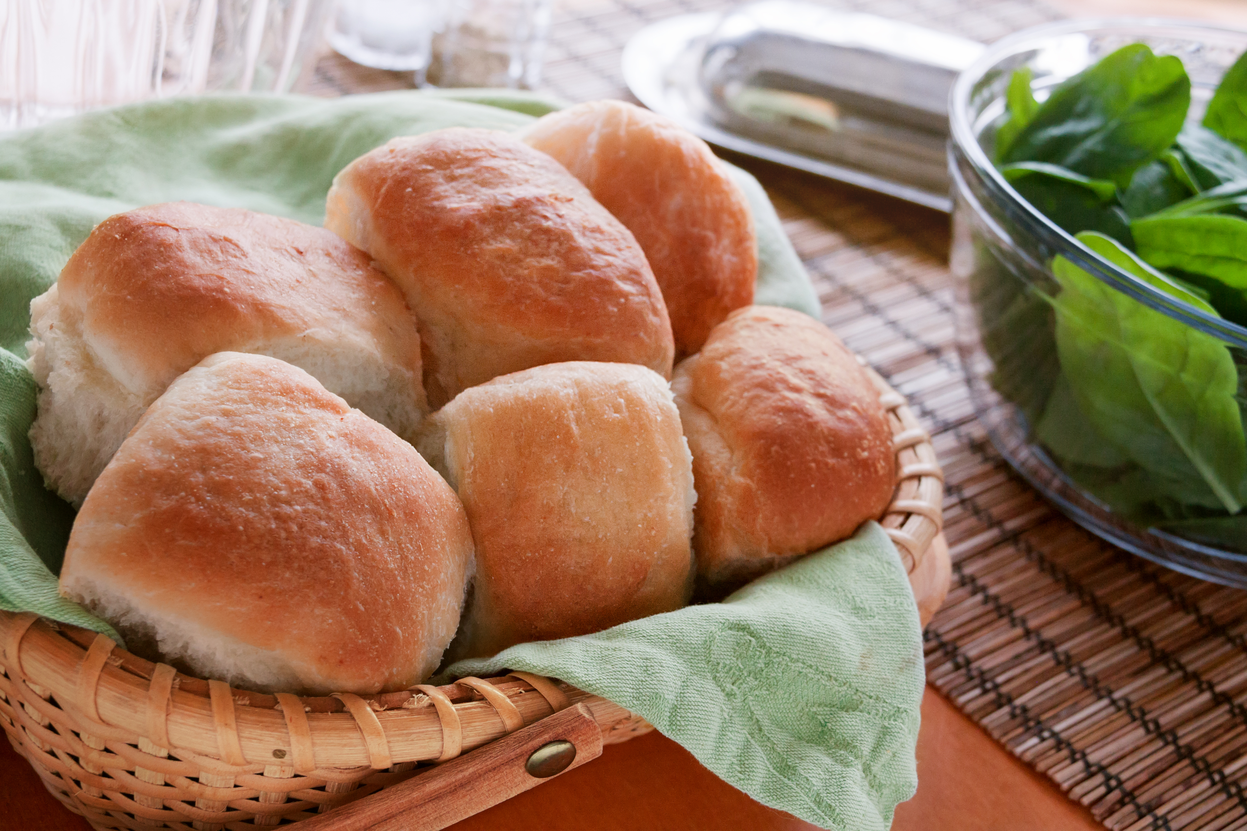 Soft Whole-Wheat Dinner Rolls