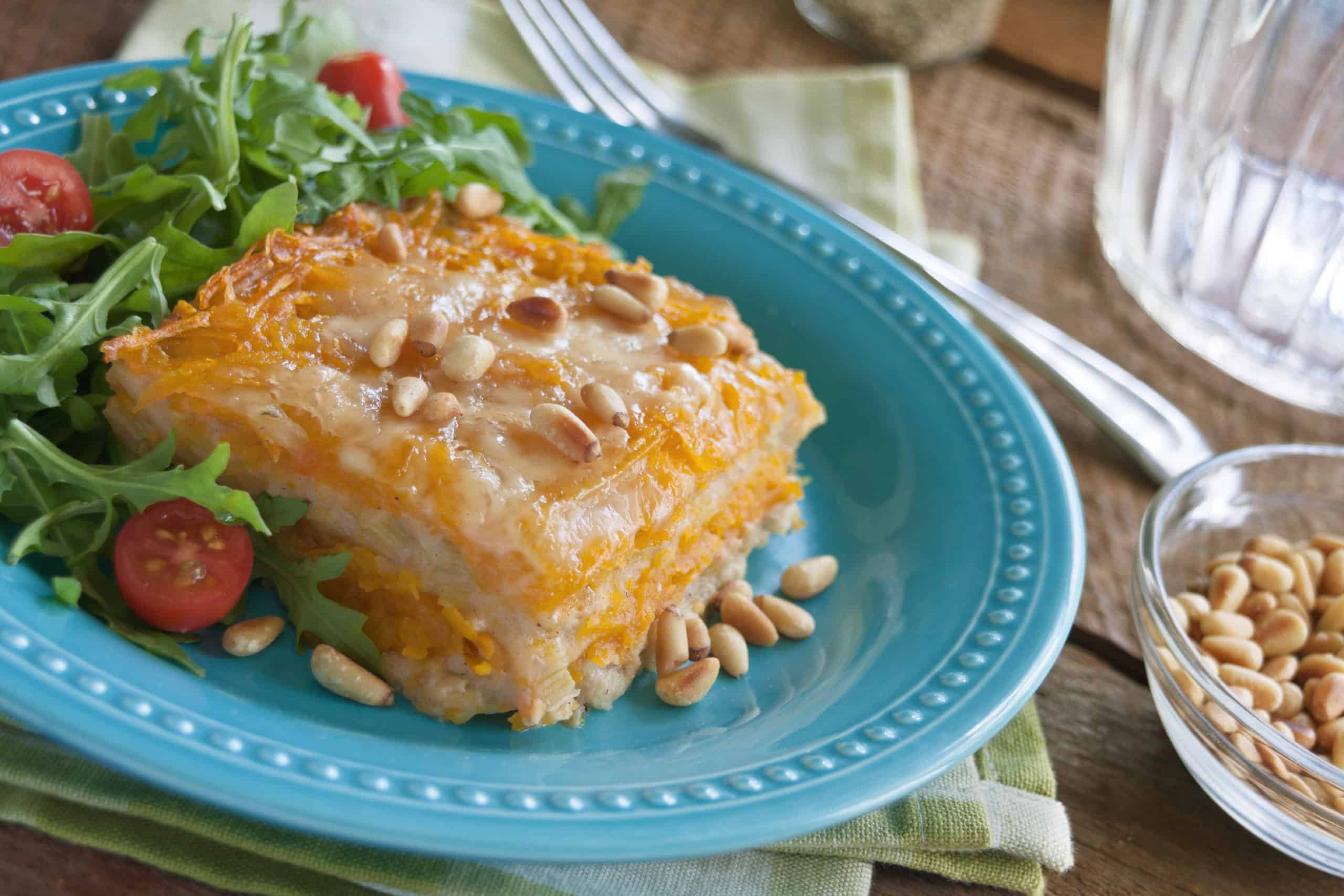 Squash & Leek Lasagna - Guiding Stars