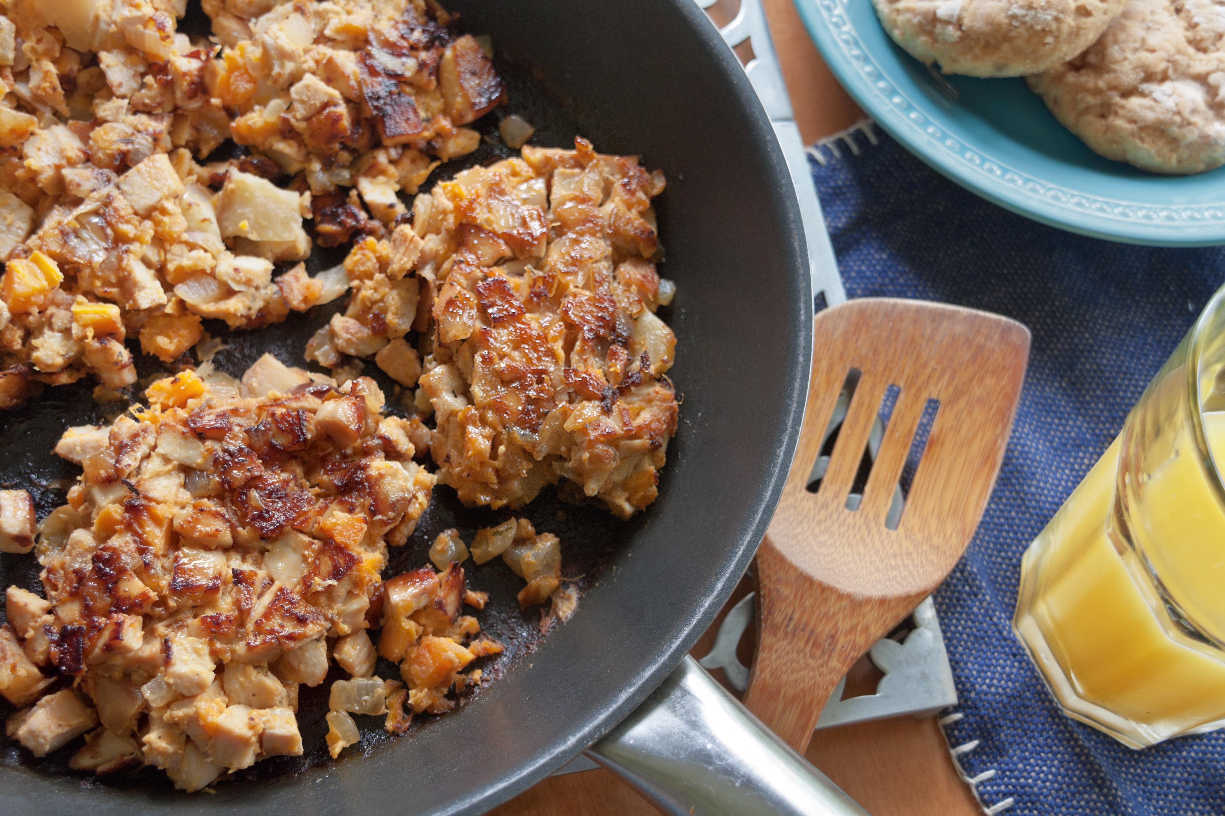 Sweet Potato-Turkey Hash