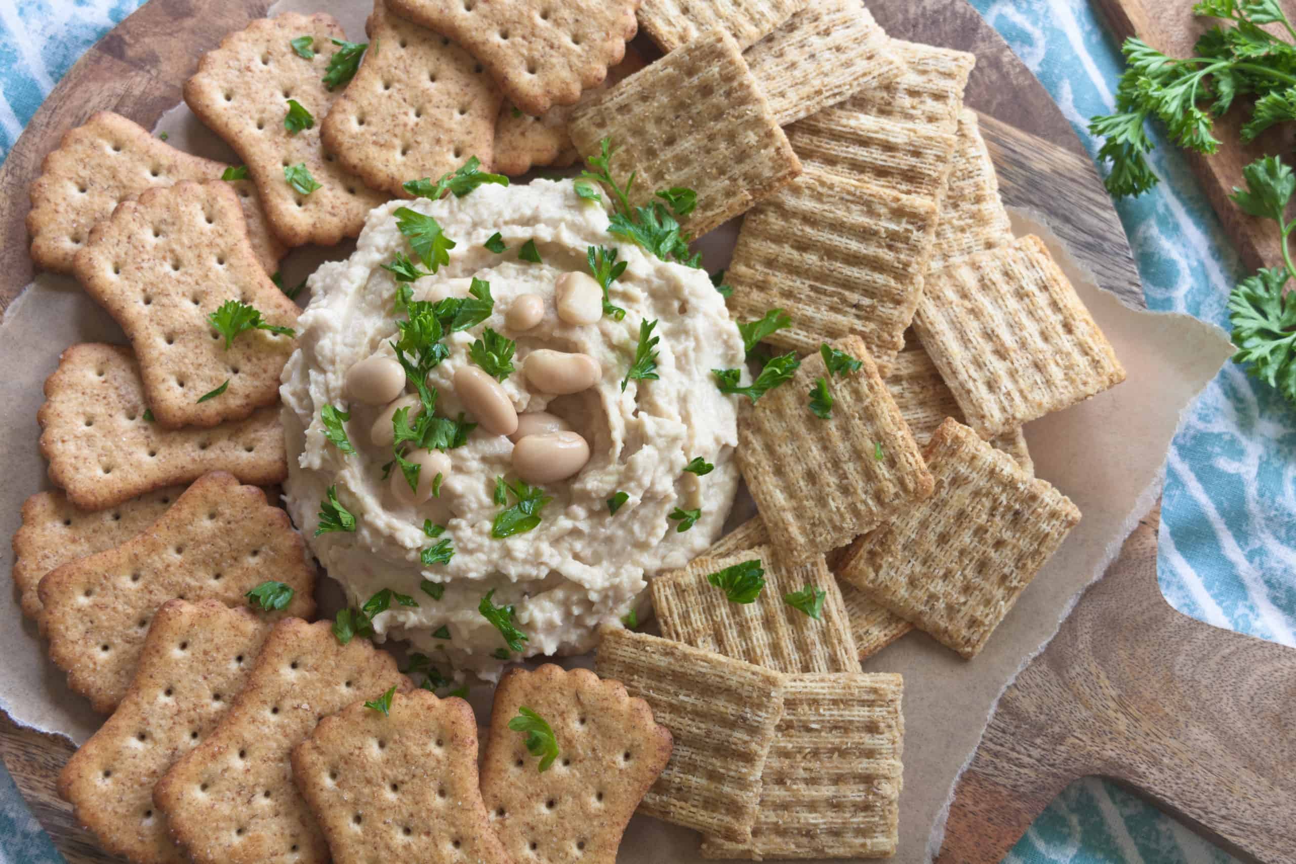 White Bean & Roasted Garlic Dip - Guiding Stars
