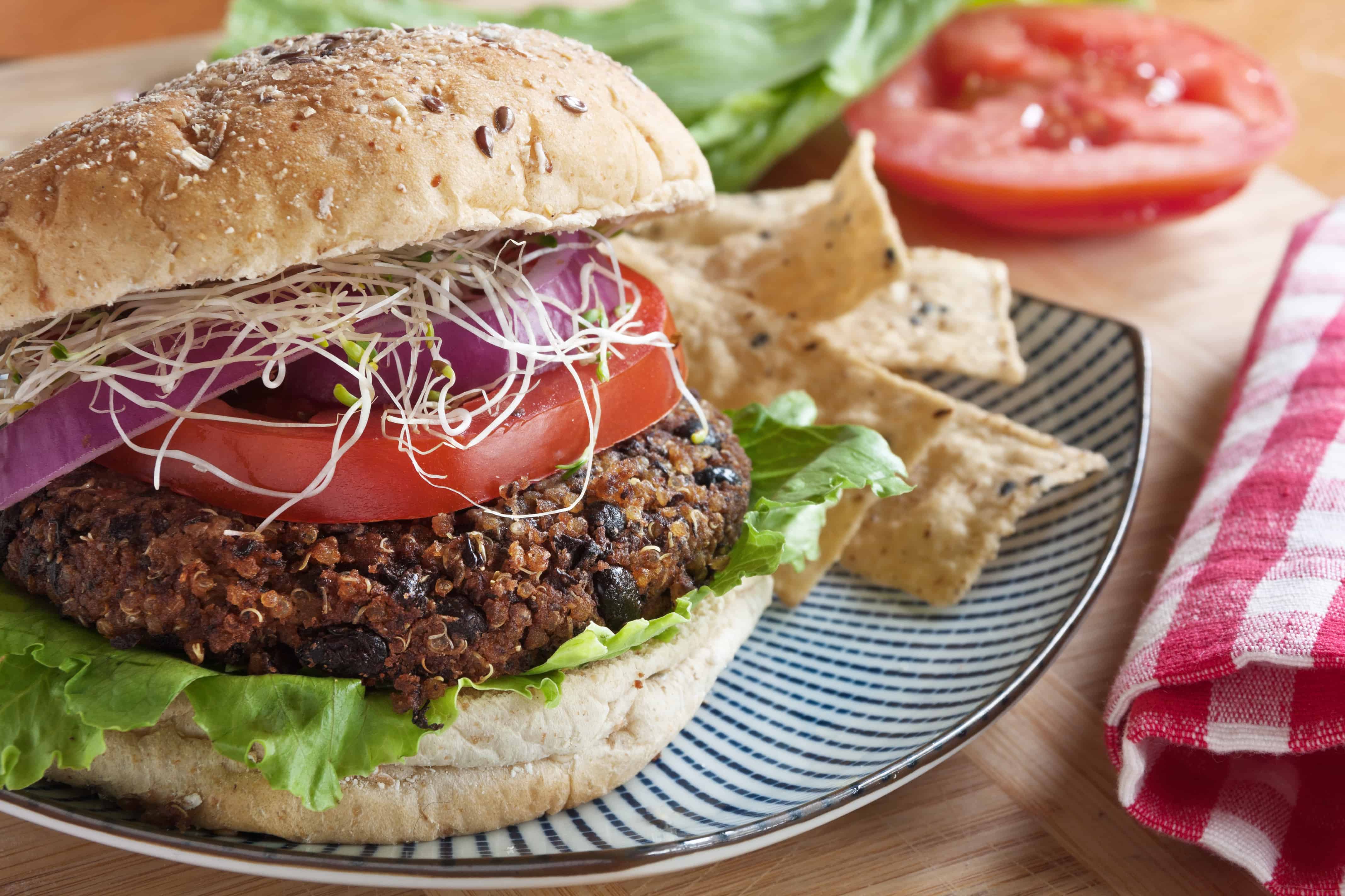 Black Bean & Quinoa Burger Guiding Stars