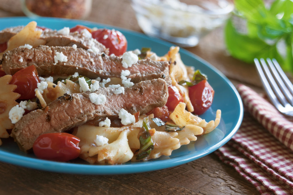 Grilled Italian Steak & Pasta