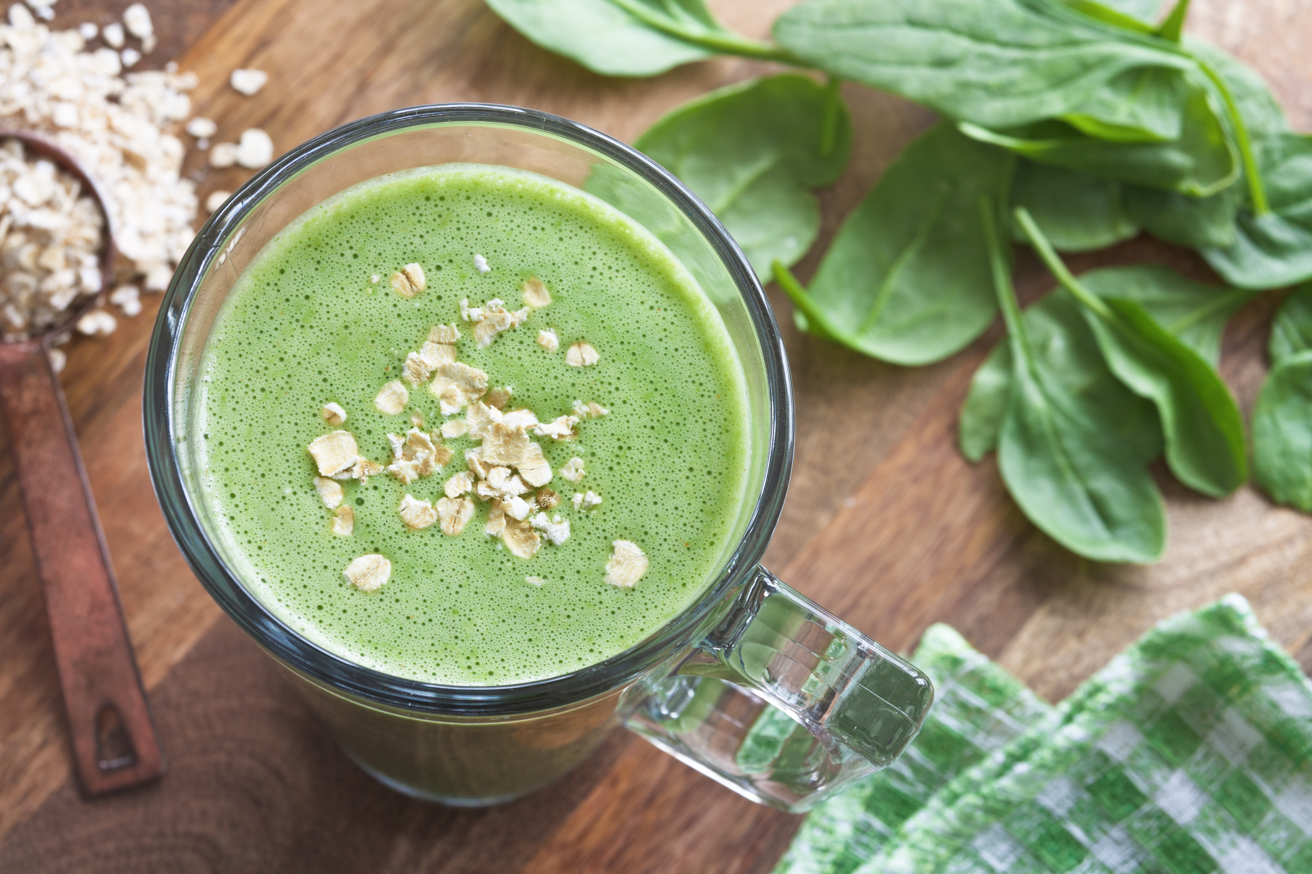 Melissa's Green Breakfast Smoothie.