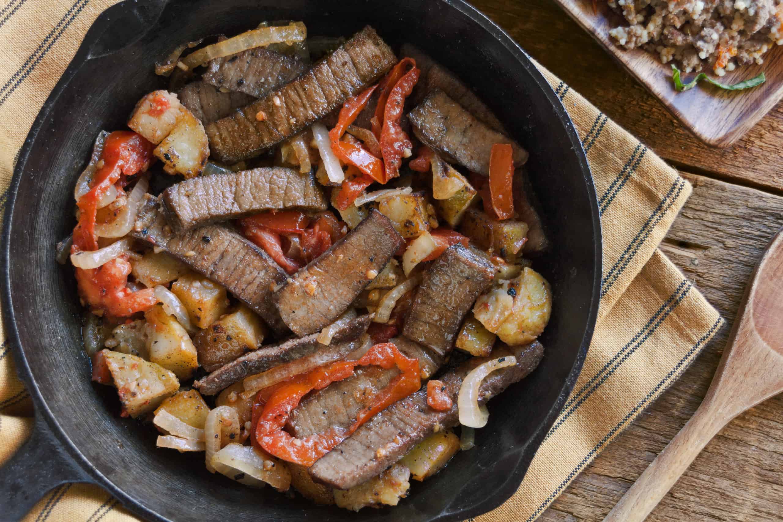 Skillet Steak & Potatoes - Guiding Stars