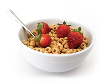 Cereal and Strawberries