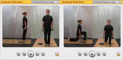 Video demonstration of the reverse lunge from the National Strength and Conditioning Association (NSCA)
