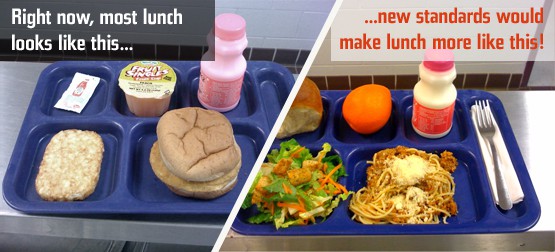 Jamie Oliver's school lunch comparison