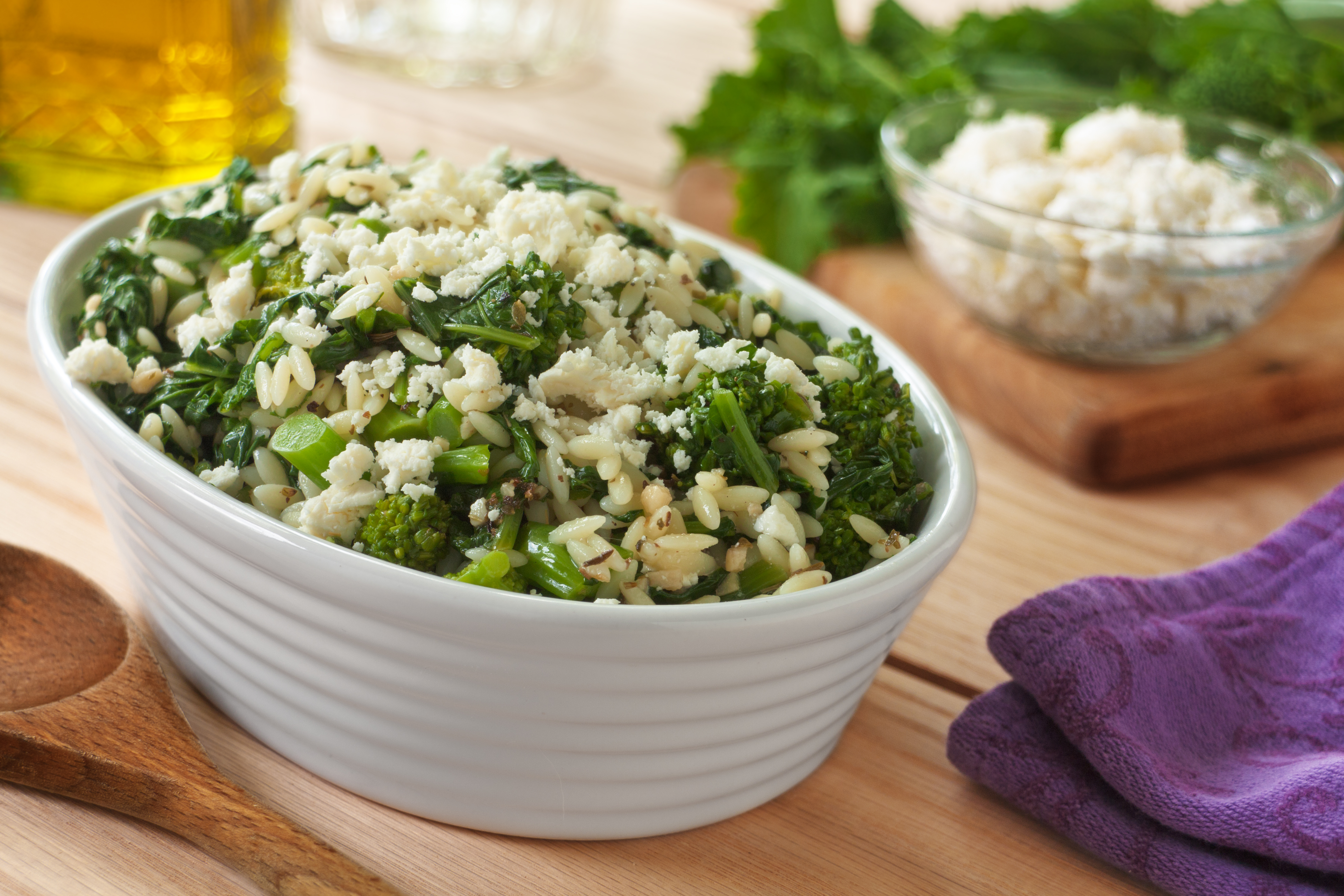 Broccoli Rabe & Orzo Salad
