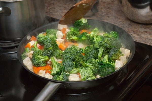 Broccoli, Pepper and Chicken Stir Fry Web