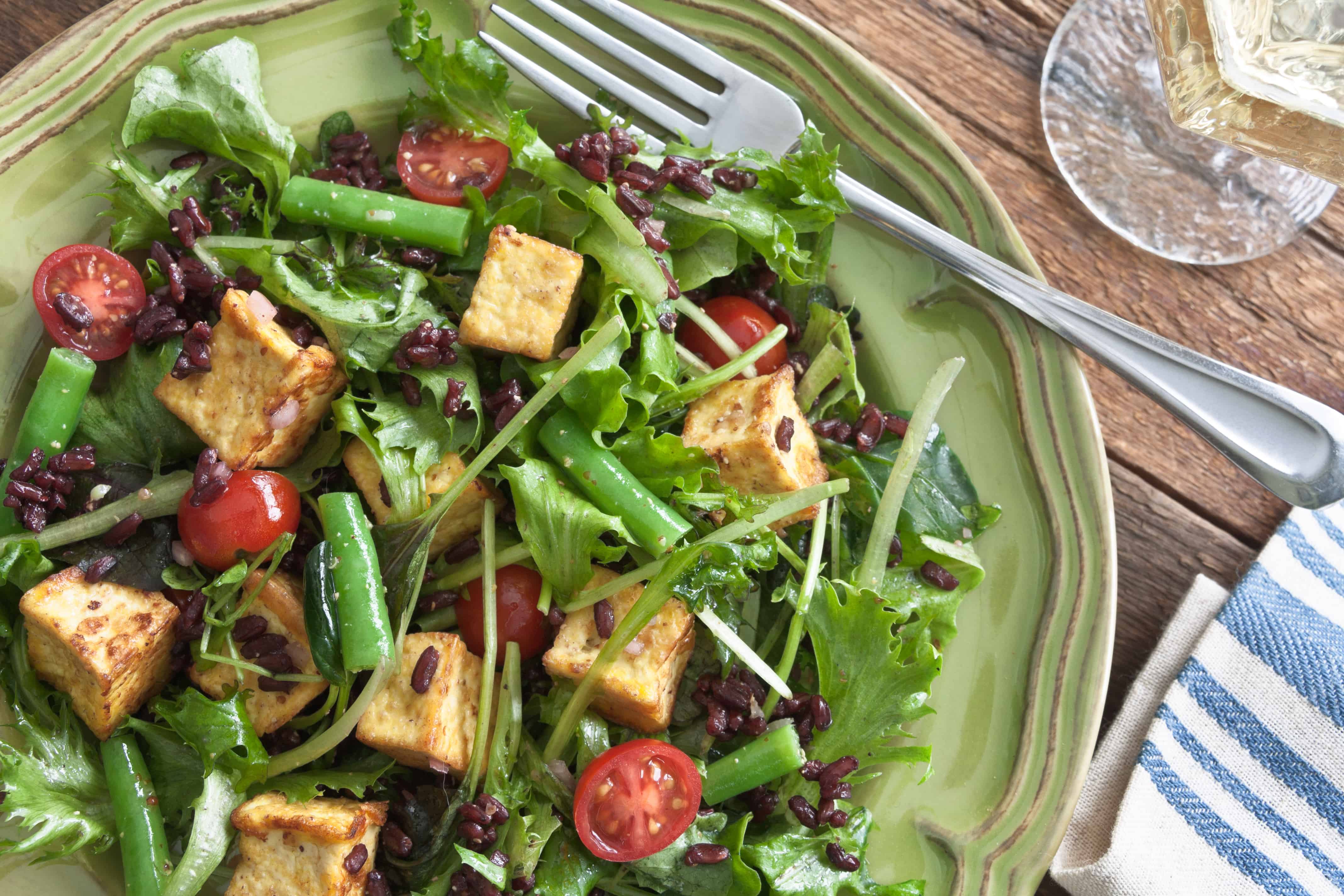 Provençal Tofu Salad - Guiding Stars