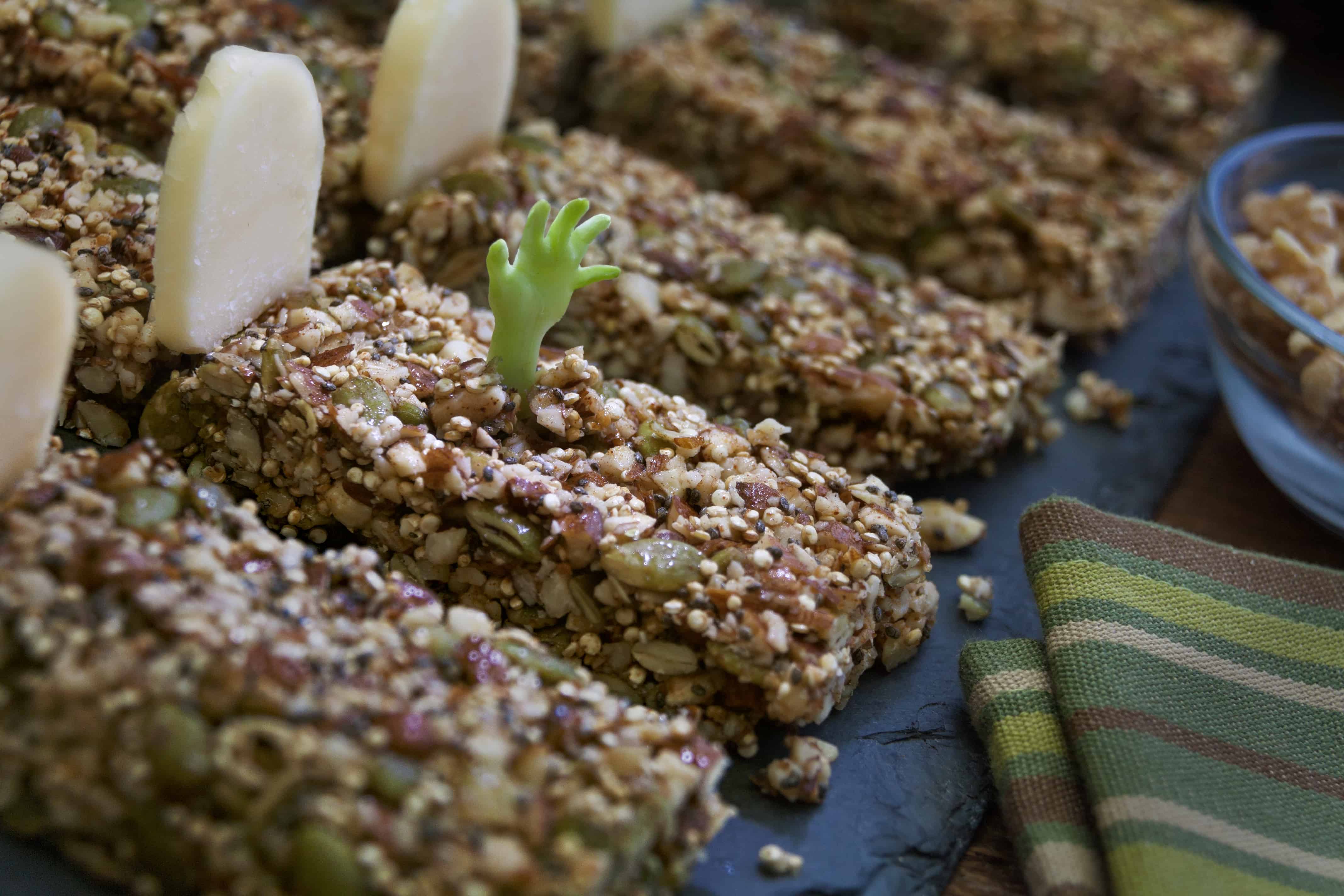 Smoked Almond Granola Bars - Guiding Stars