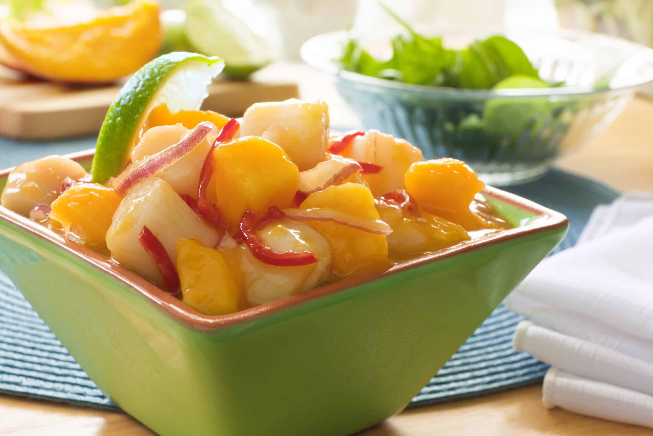 Scallop Mango Ceviche Guiding Stars