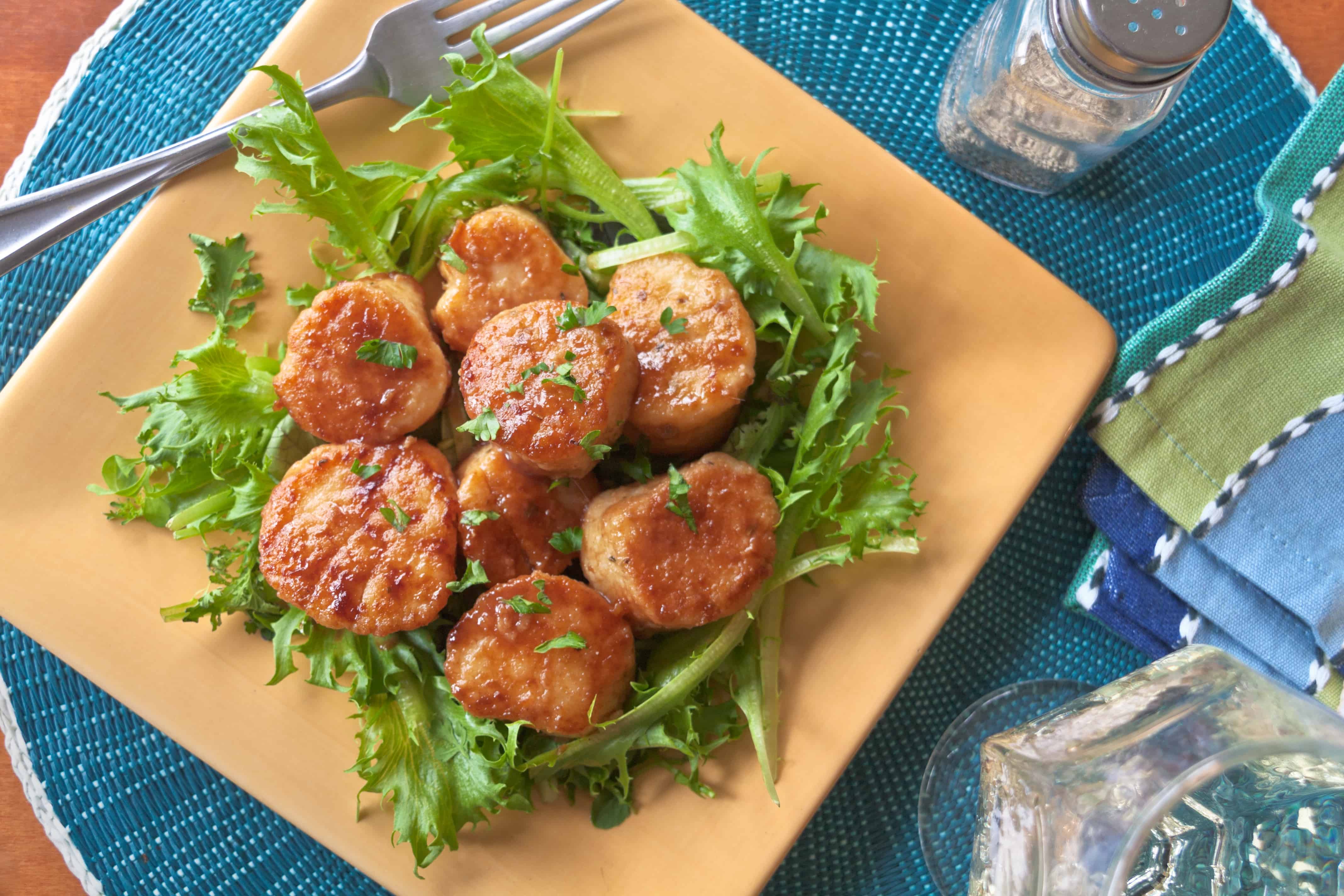 Simple Seared Scallops - Guiding Stars