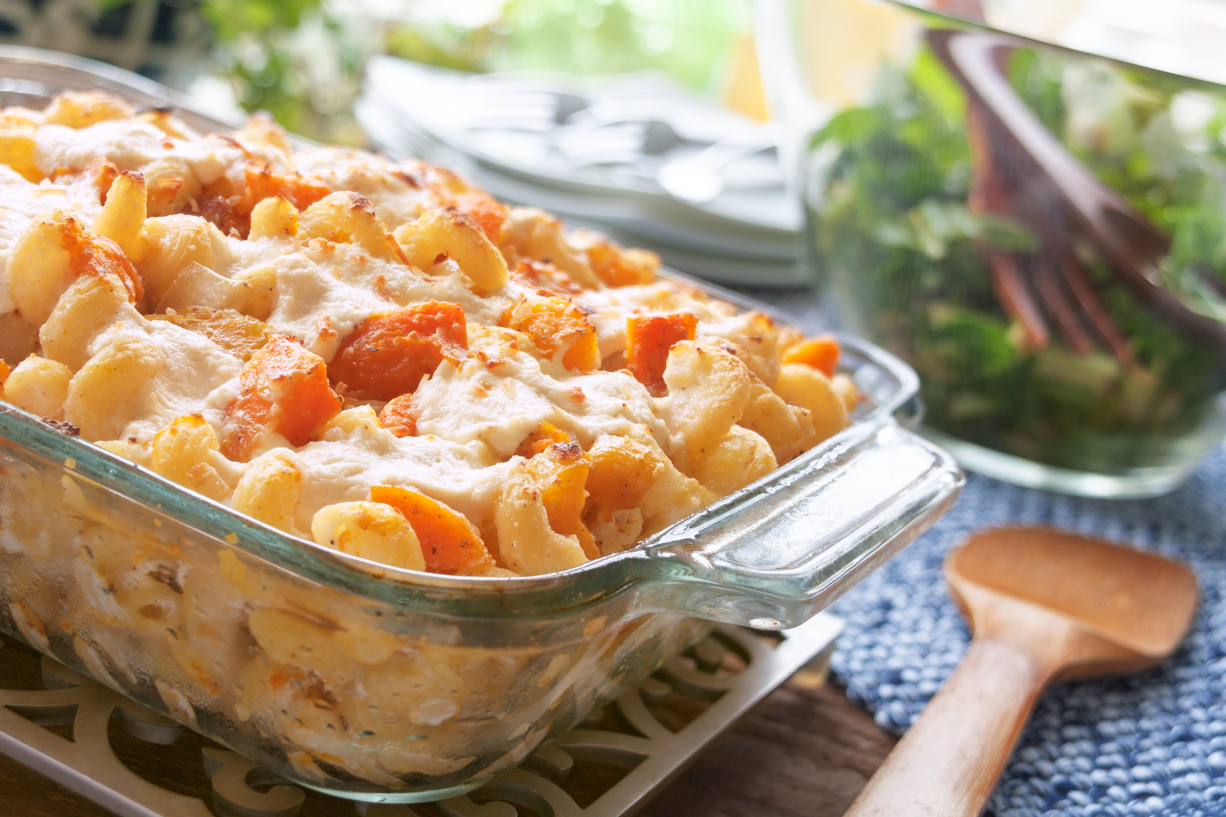 Baked Roasted Squash, Ricotta and Pasta
