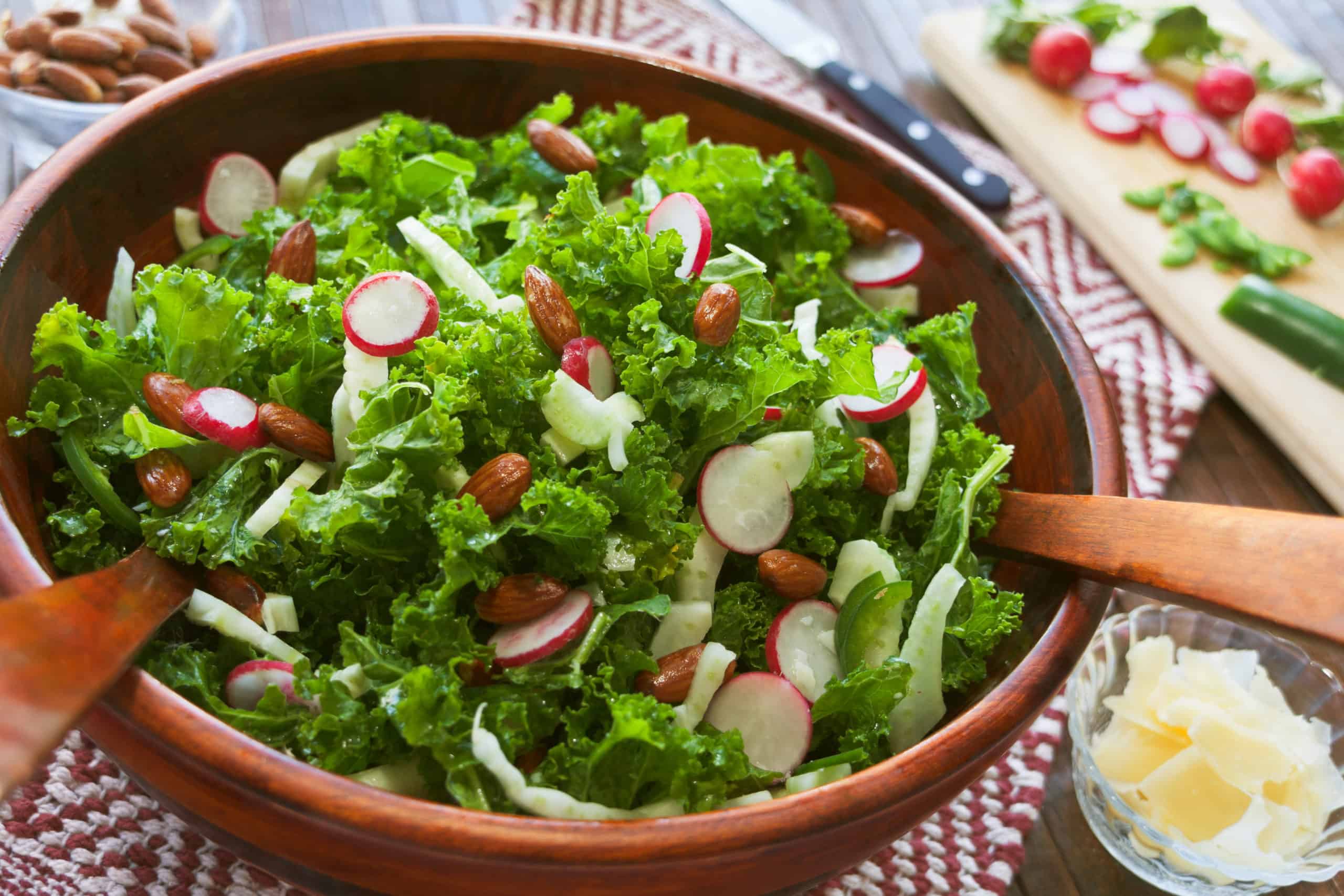 Harvest Kale Salad - Guiding Stars