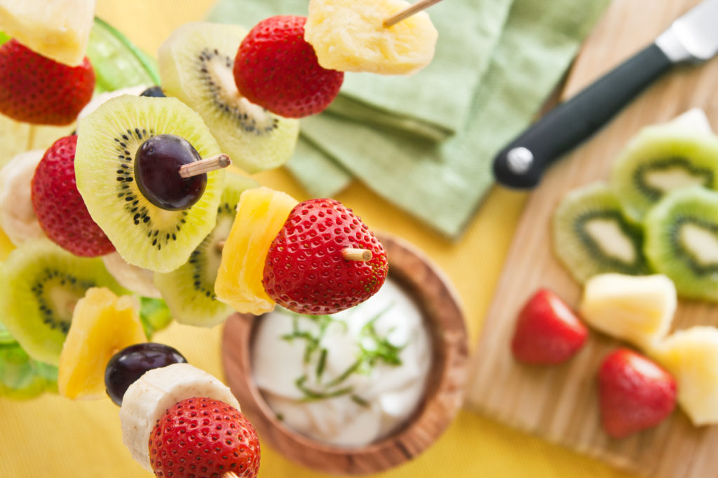 Fresh Fruit Kebabs with Lemon Lime Dip – Guiding Stars