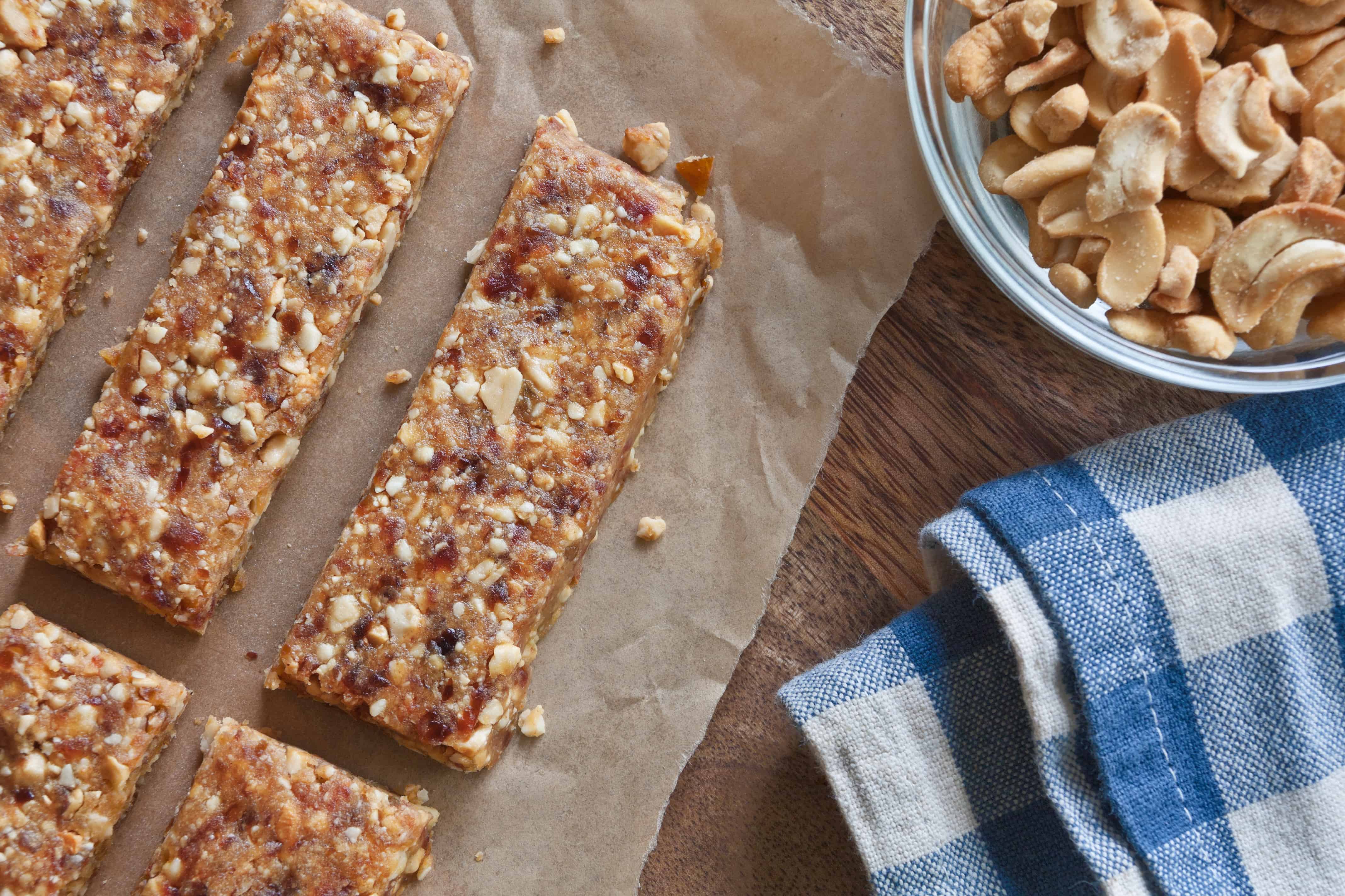 Cashew-Date Snack Bars