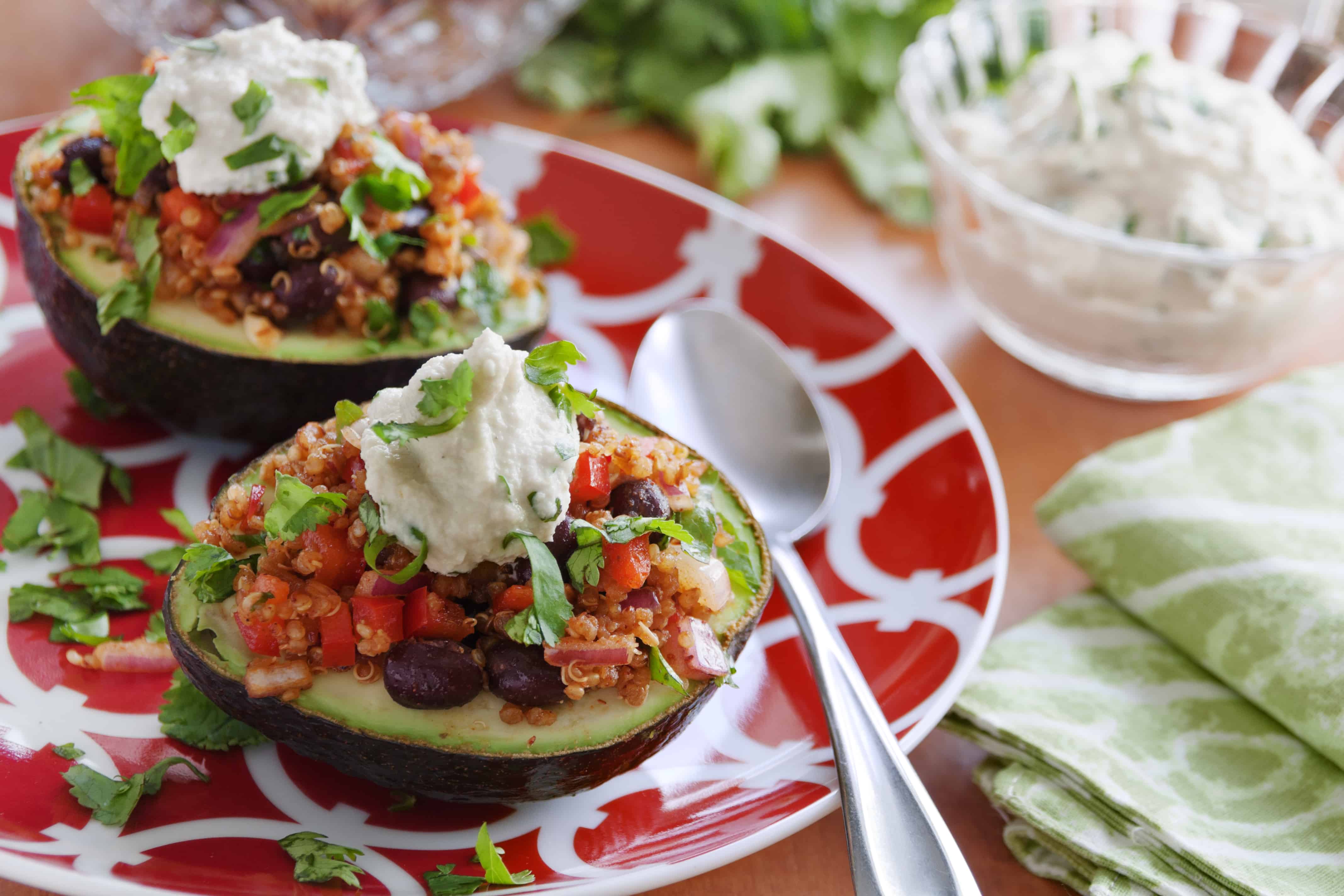 Spicy Stuffed Avocados - Guiding Stars