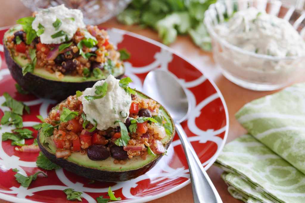 Spicy Stuffed Avocados