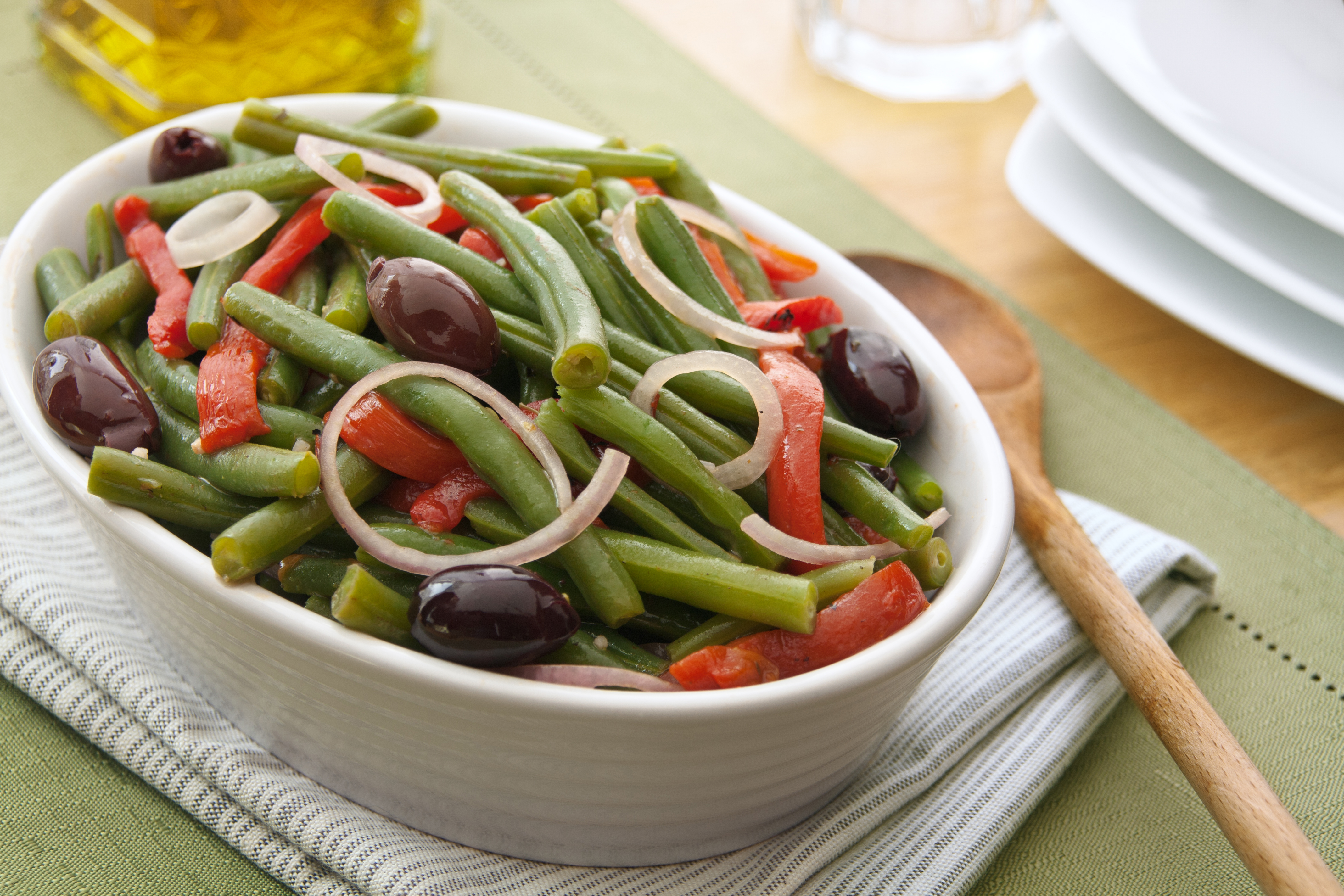 Roasted Red Pepper and Green Bean Salad