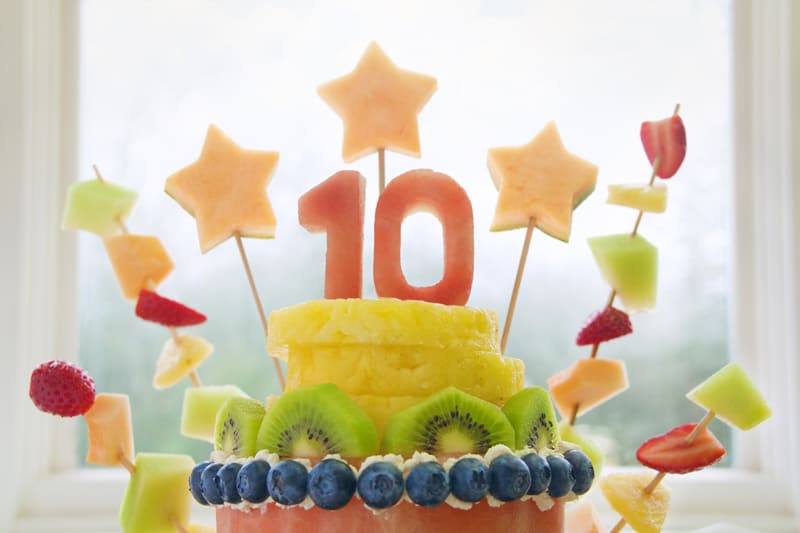 10th Anniversary Fruit Cake