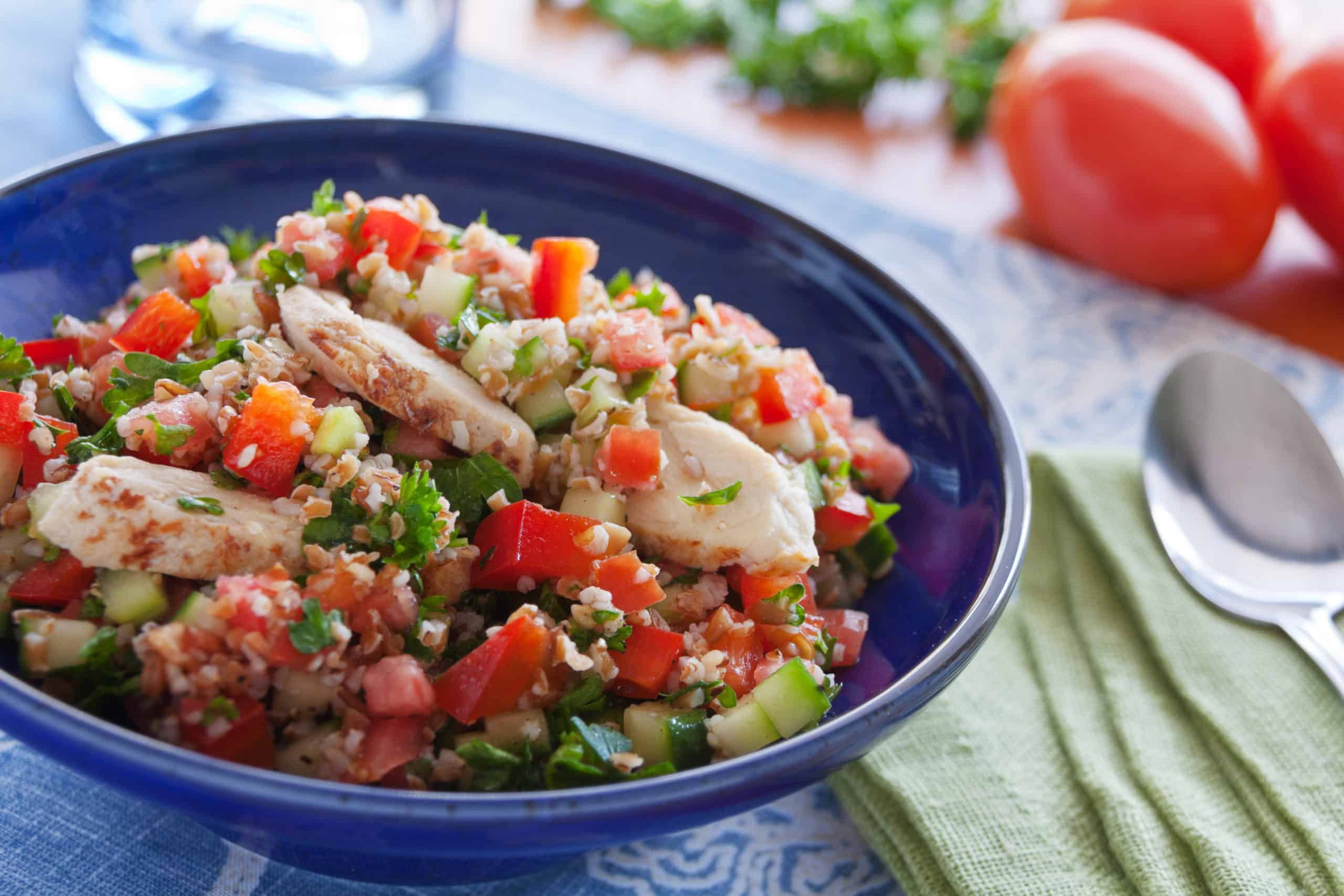 Tabbouleh with Chicken Guiding Stars