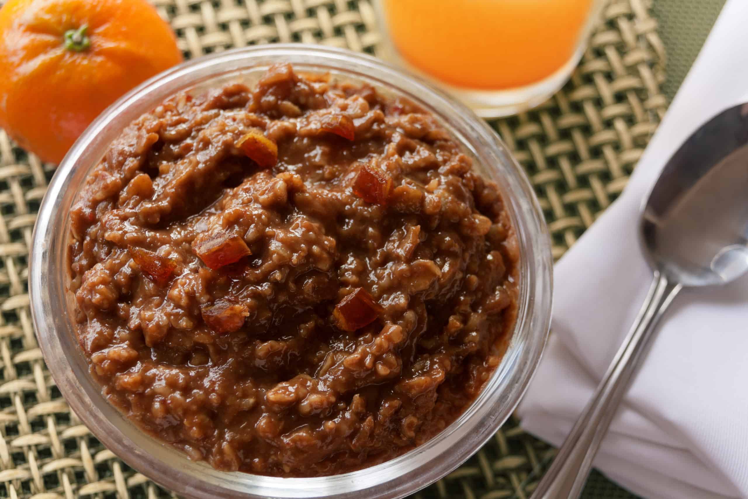 Cocoa-Date Oatmeal - Guiding Stars