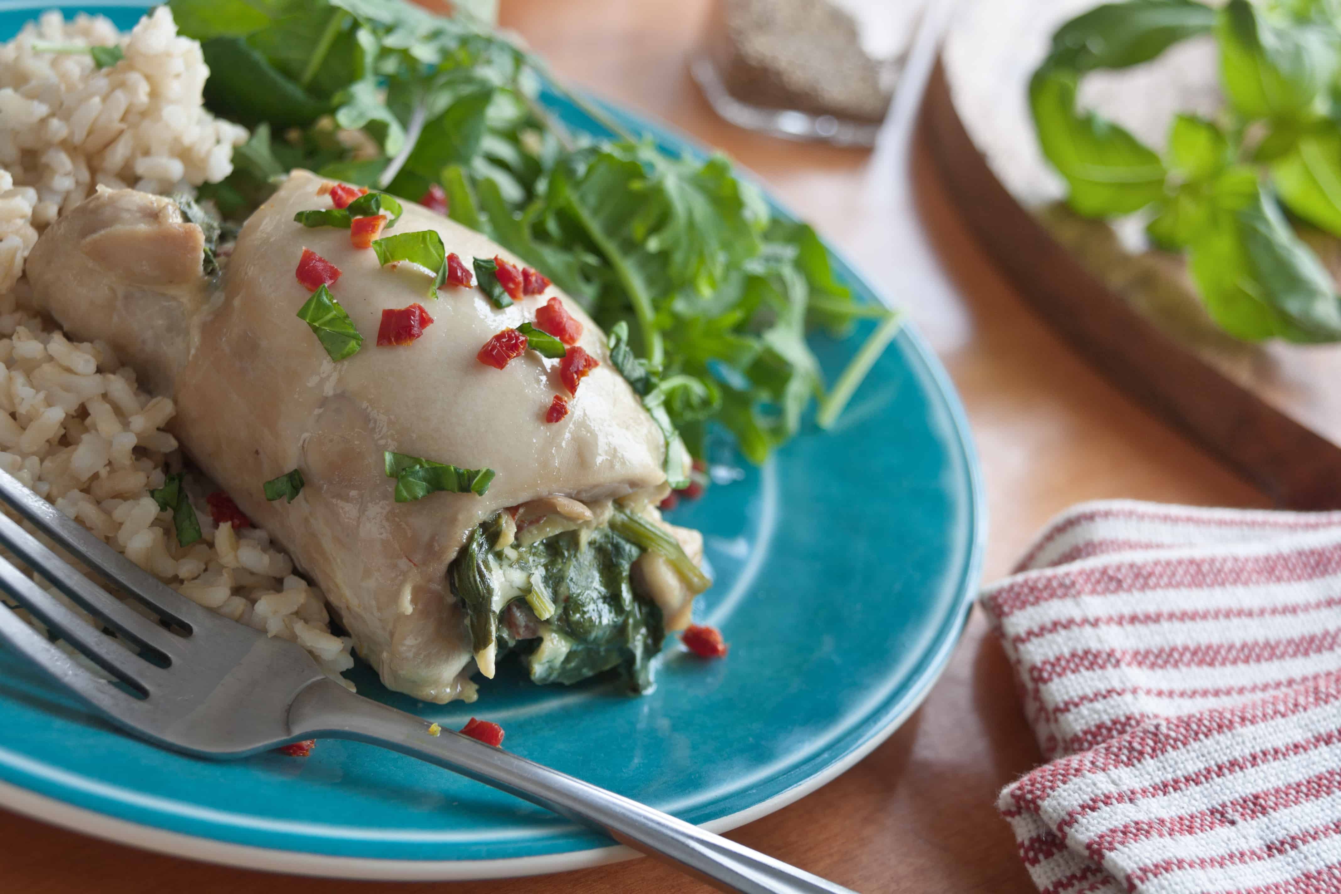 Artichoke-Stuffed Chicken Thighs - Guiding Stars