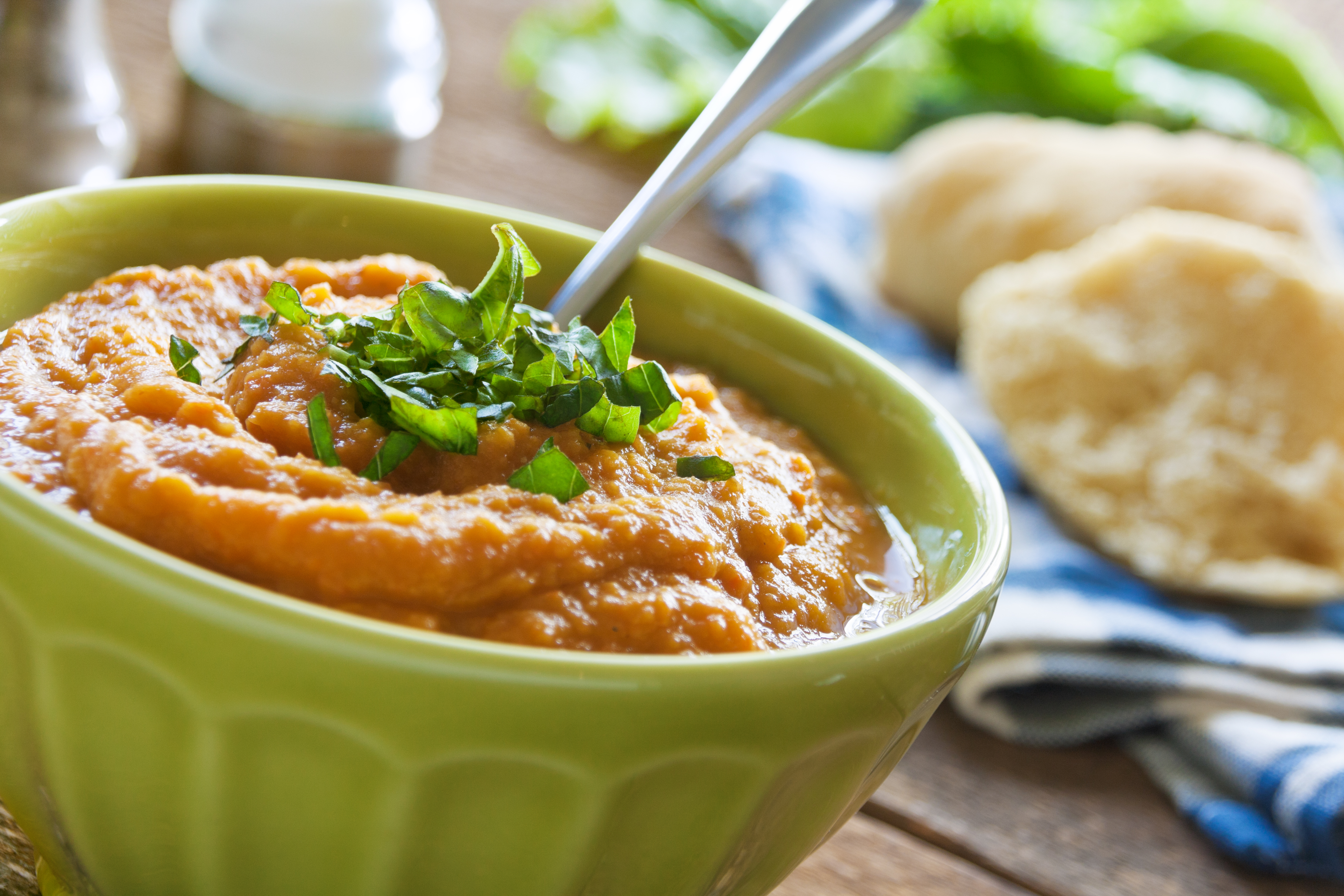 Roasted Sweet Potato and Carrot Soup