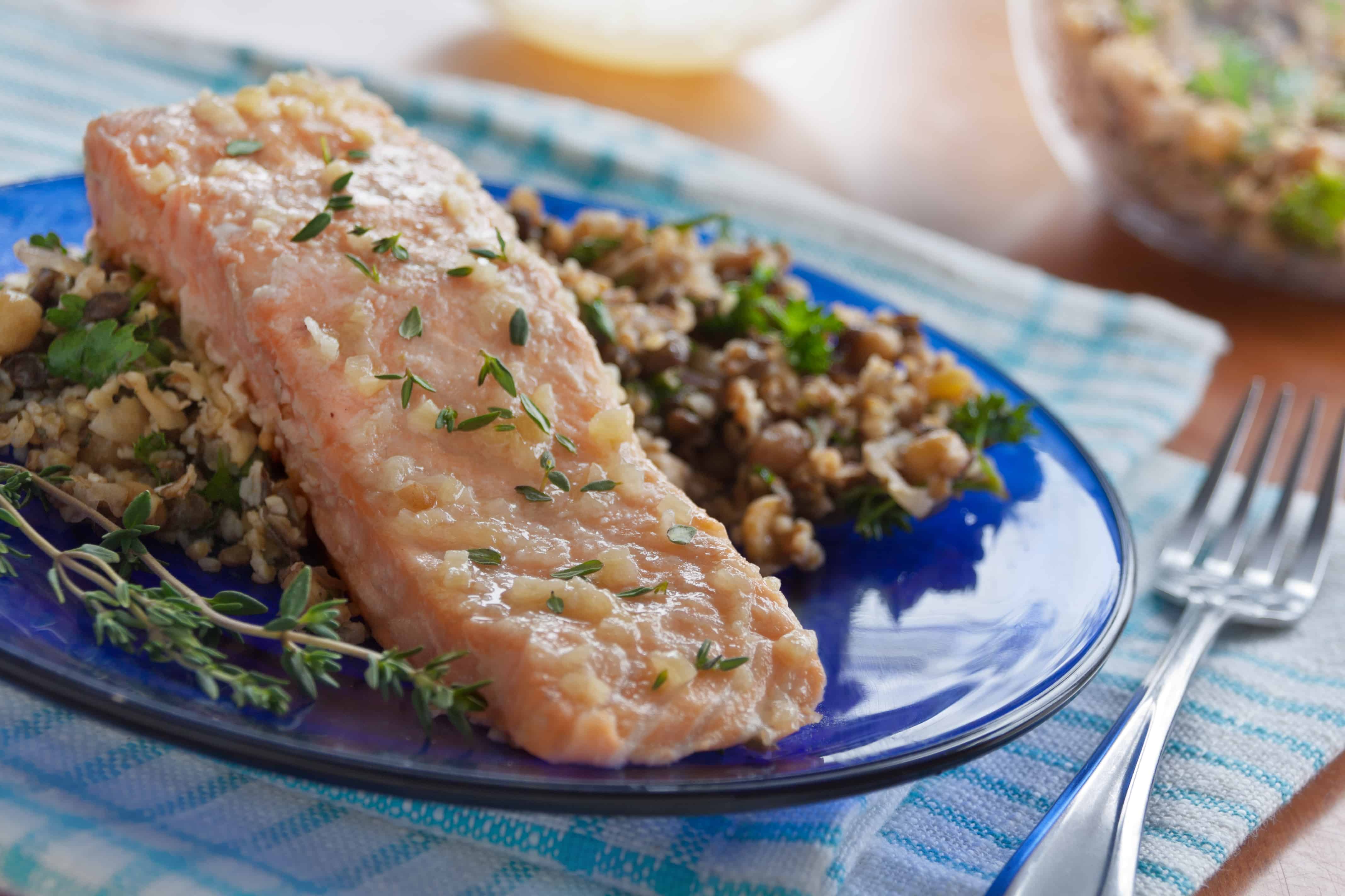 HoneyThyme Salmon Foil Packets Guiding Stars