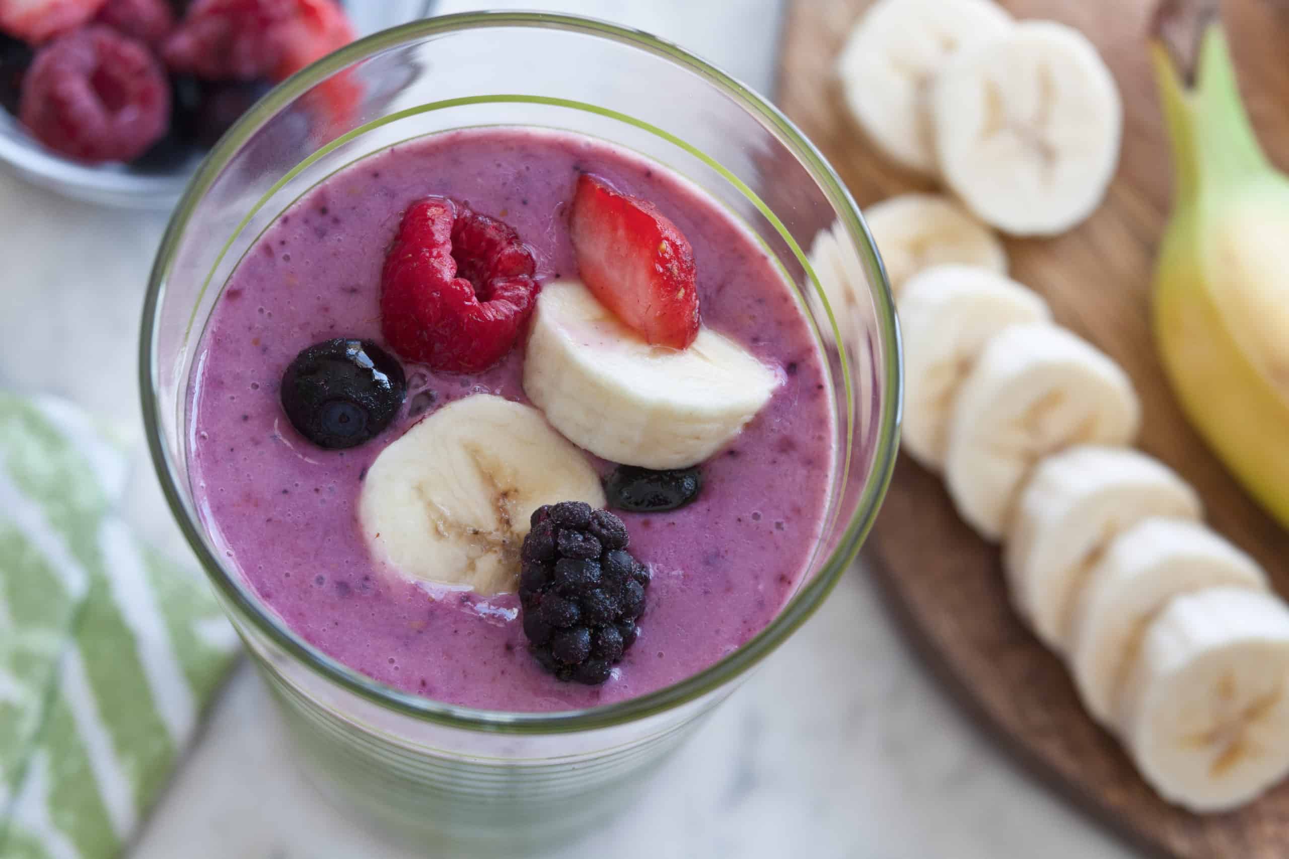 Banana-Berry Smoothie - Guiding Stars