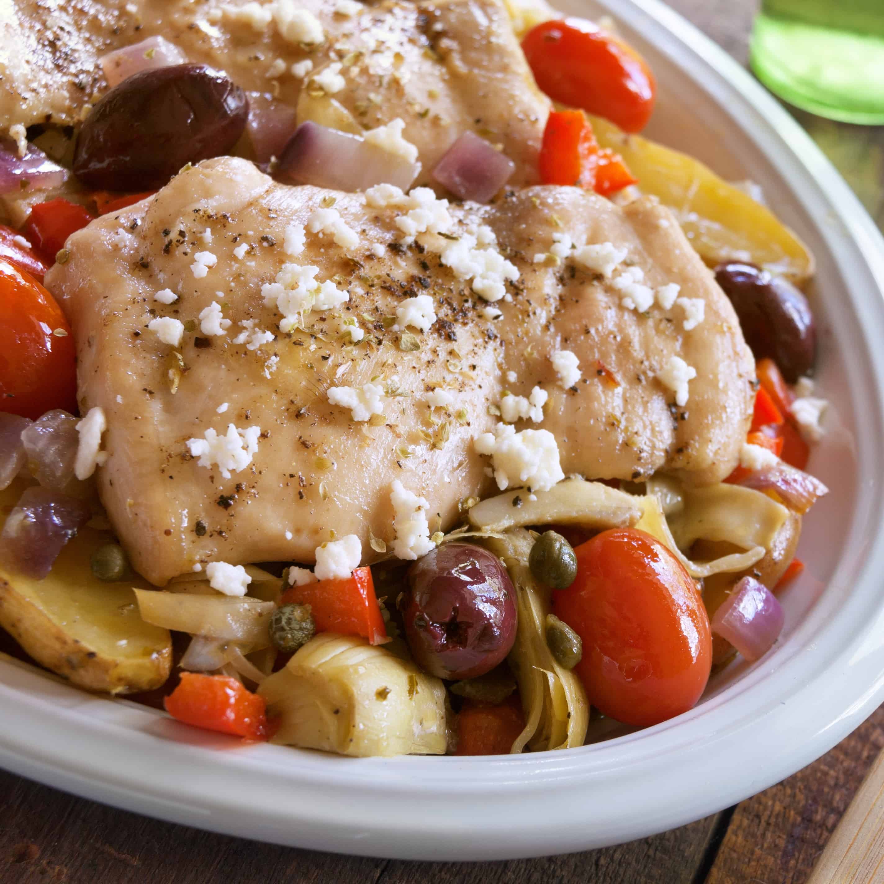 Mediterranean Chicken Bake - Guiding Stars