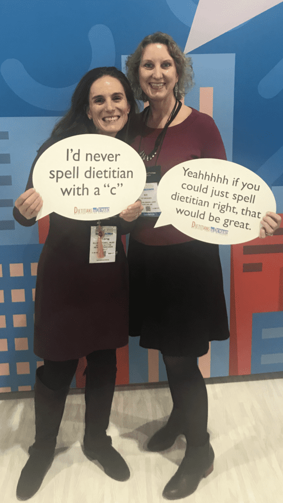 Allison Stowell and Kitty Broihier at FNCE 2019