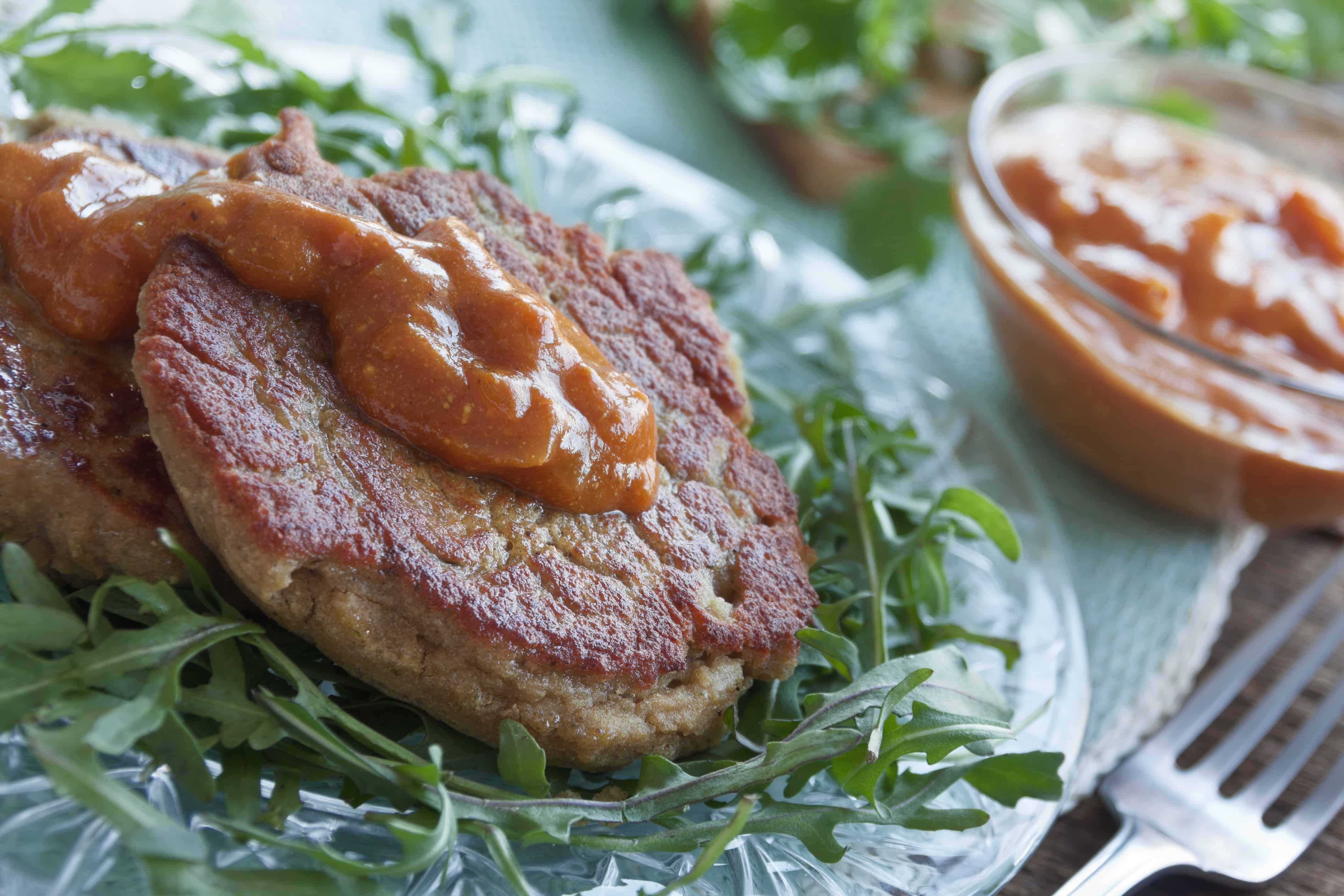 Lentil Cakes with Masala Sauce - Guiding Stars