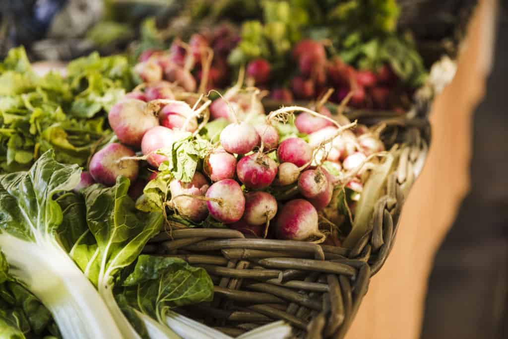 Turnips at a farmer's market