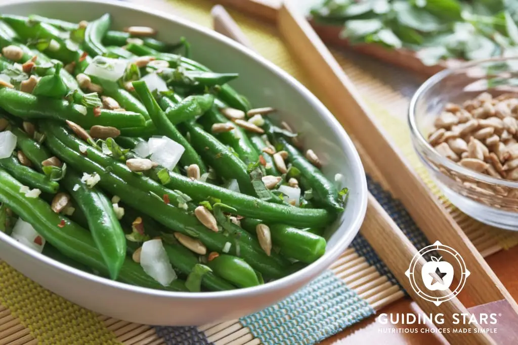 Green Beans With Sunflower Seeds