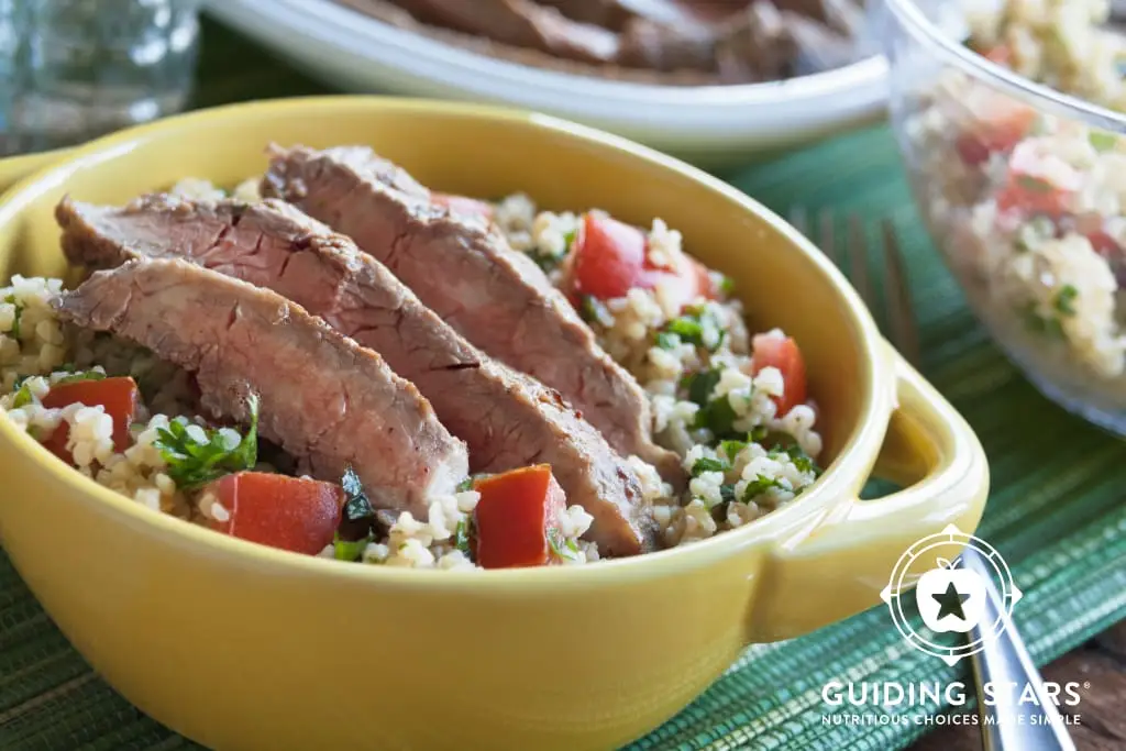 Flank Steak With Cracked Wheat Salad