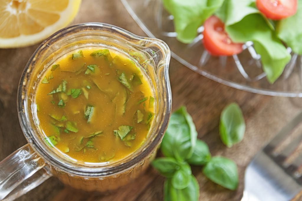 Lemon Basil Dressing - Guiding Stars