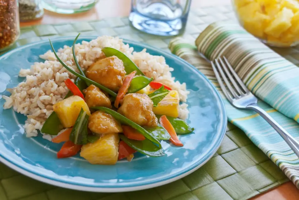 Pineapple Chicken Stir Fry
