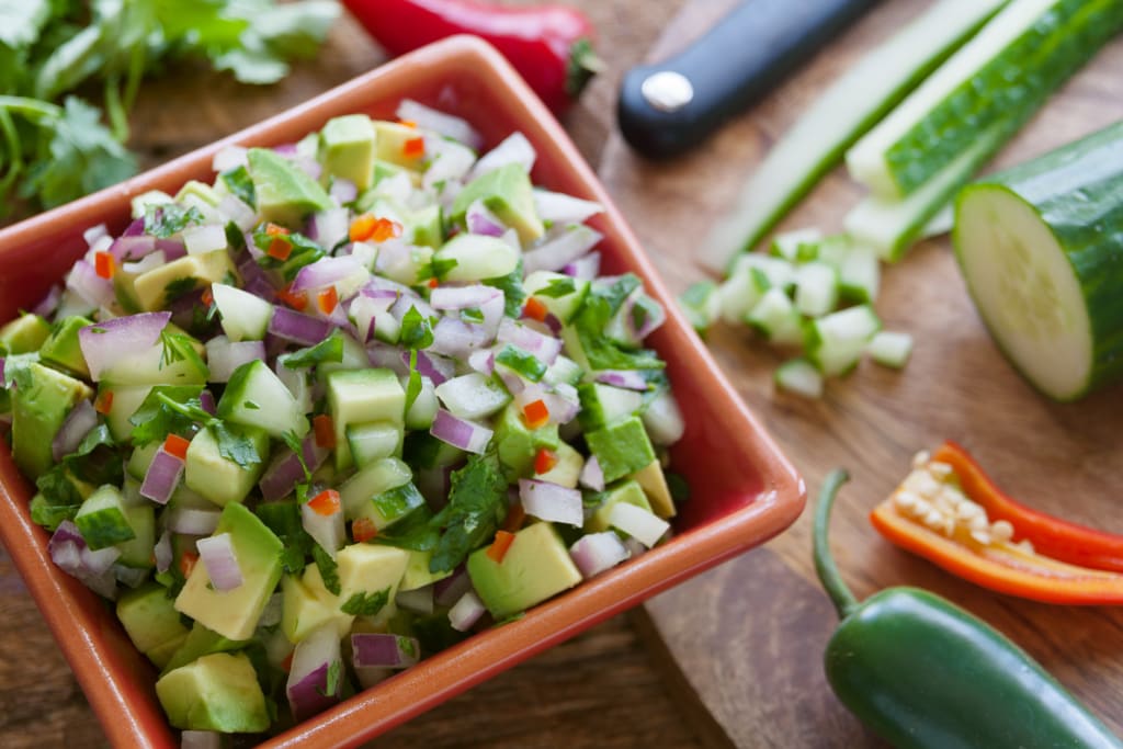 Cucumber-avocado Salsa - Guiding Stars