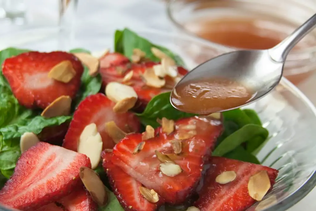 Strawberry-spinach Salad With Champagne Dressing
