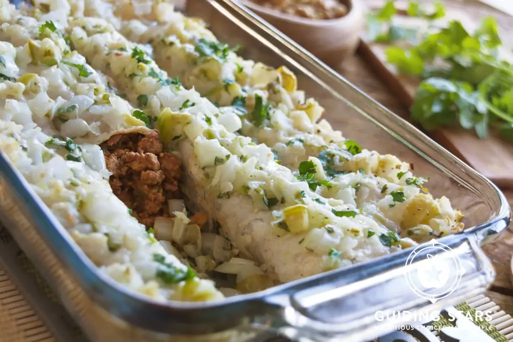 Turkey & Bean Enchiladas