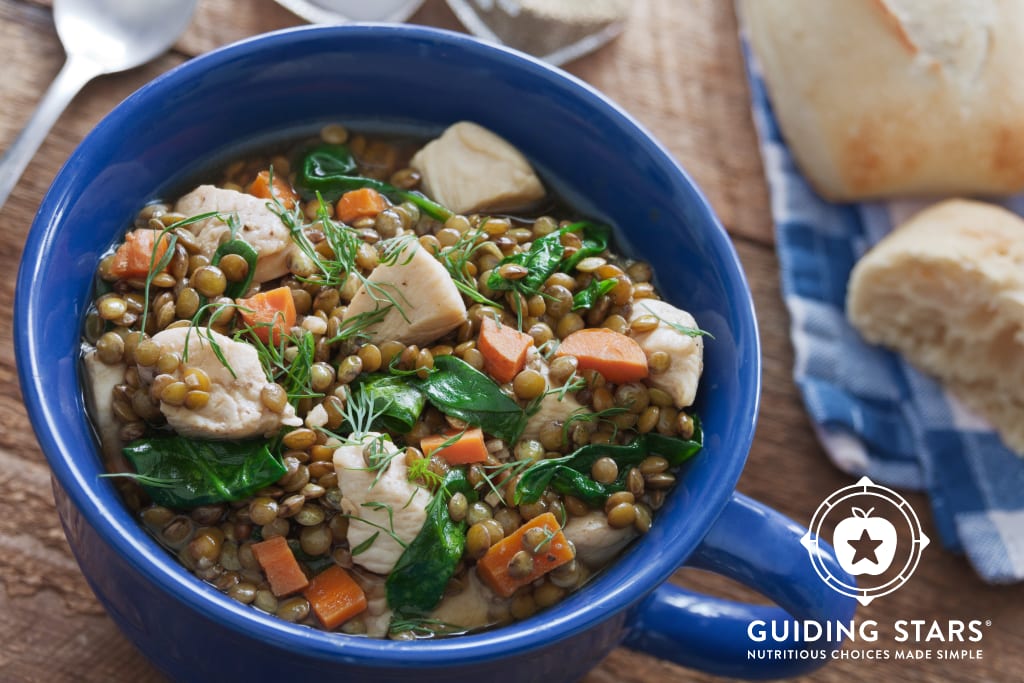 Lentil & Chicken Stew - Guiding Stars