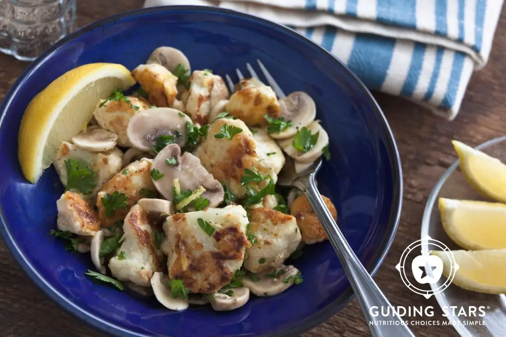 Marinated Mushroom & Pan-fried Cauliflower Salad